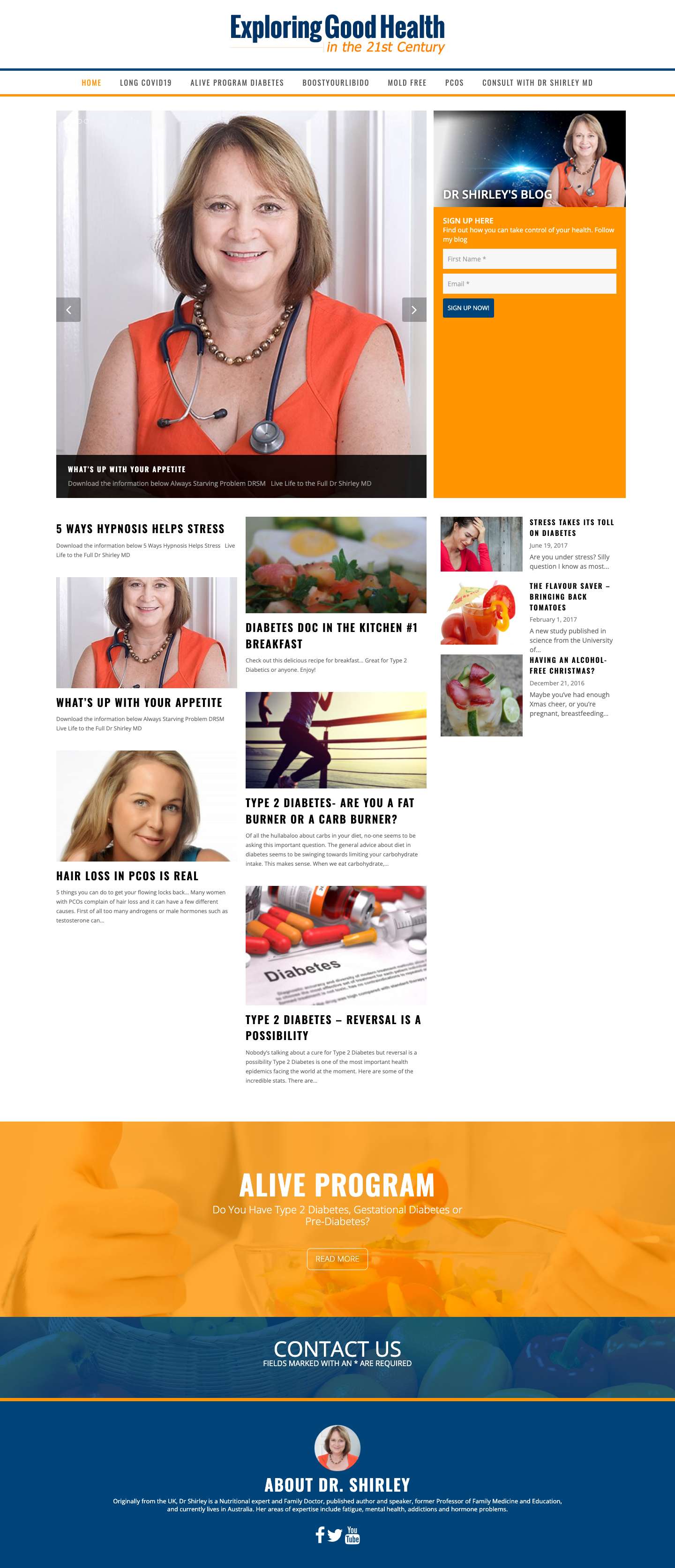 Dr Shirley MD – Free yourself with great health - Full Screenshot