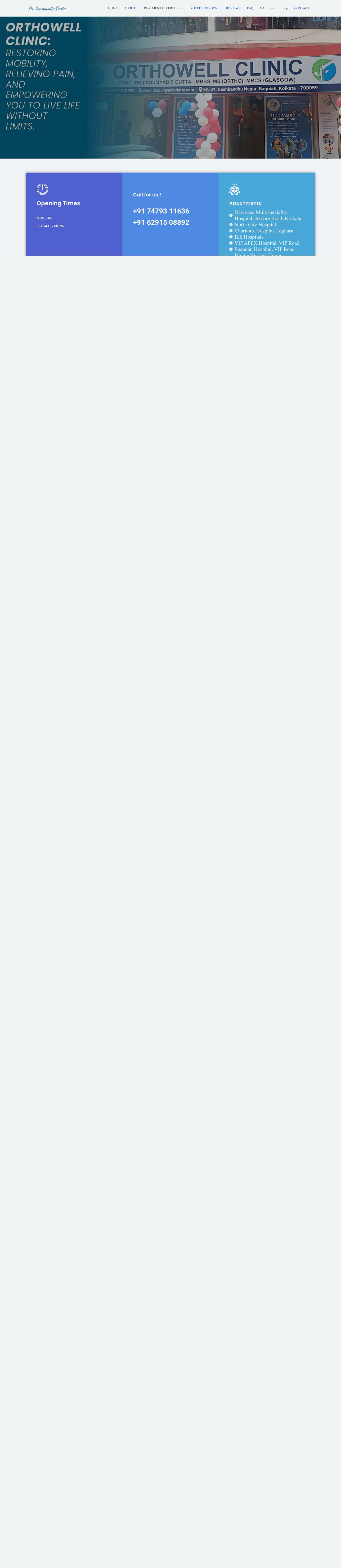 Home - Dr. Soumyadip DuttaConnect To ClinicConnect To Clinic - Full Screenshot