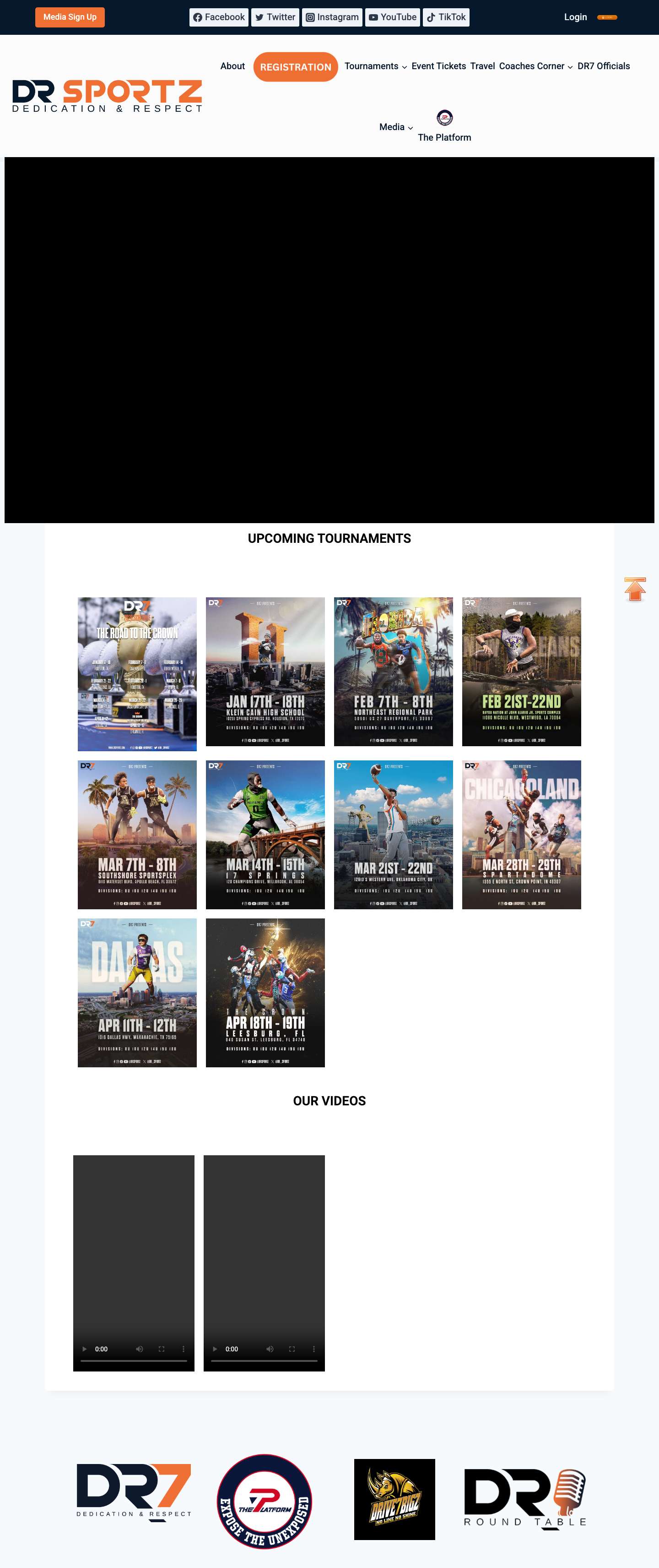 Home - DR Sportz -FacebookTwitterInstagramYouTubeTikTokExpandExpandExpandToggle MenuExpandExpandExpand - Full Screenshot