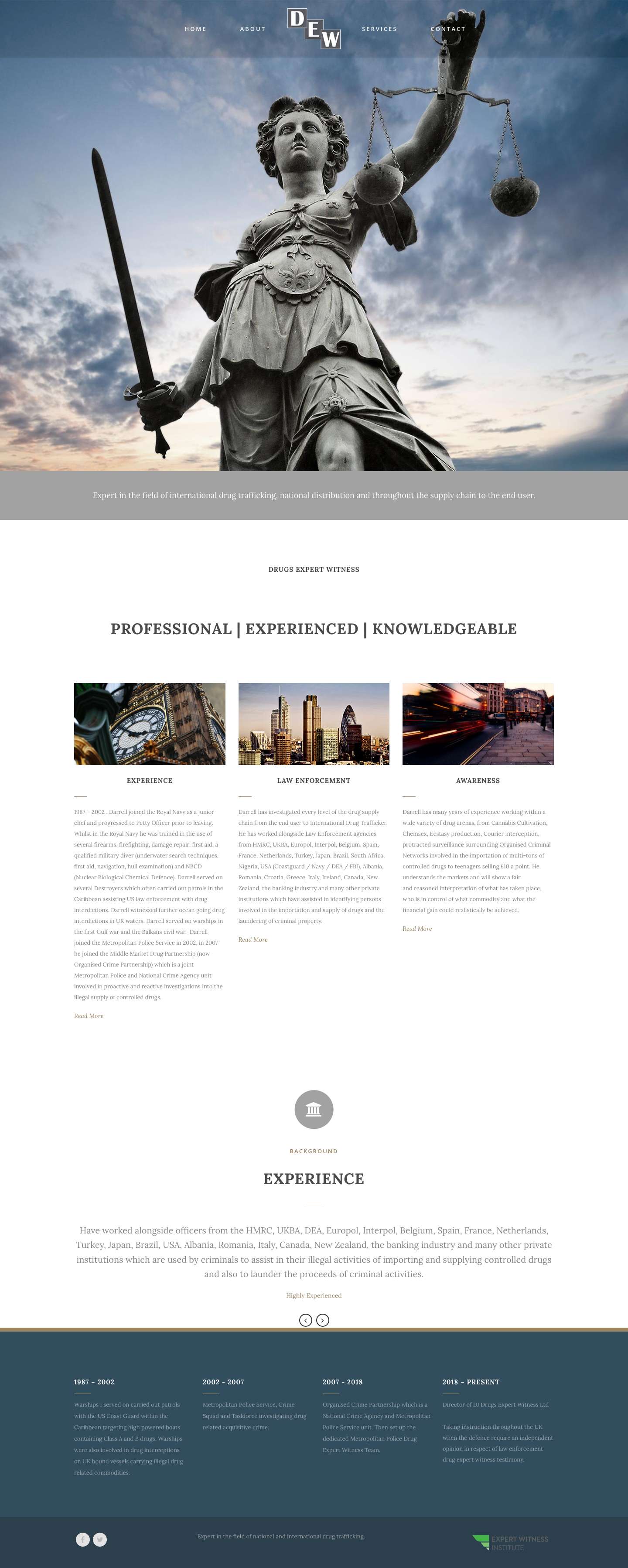 Drug Expert Witness | Drugs Expert Witness Service UK - Full Screenshot