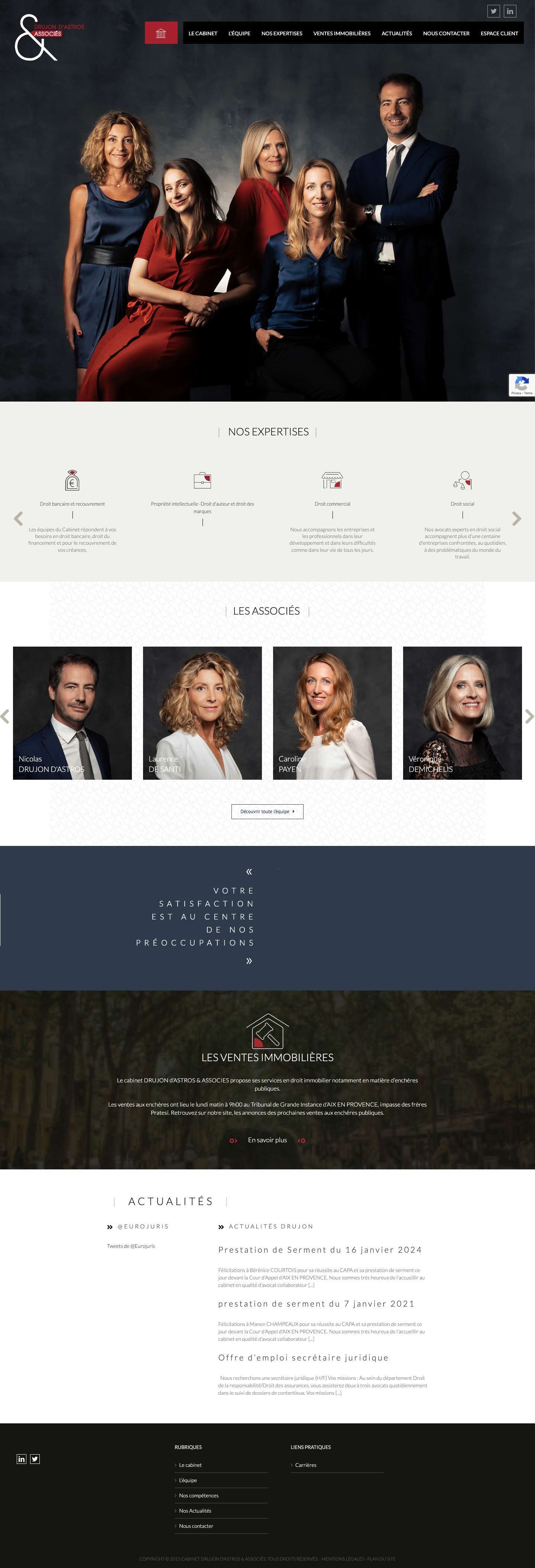 Drujon | Drujon d'Astros & Associés - Full Screenshot
