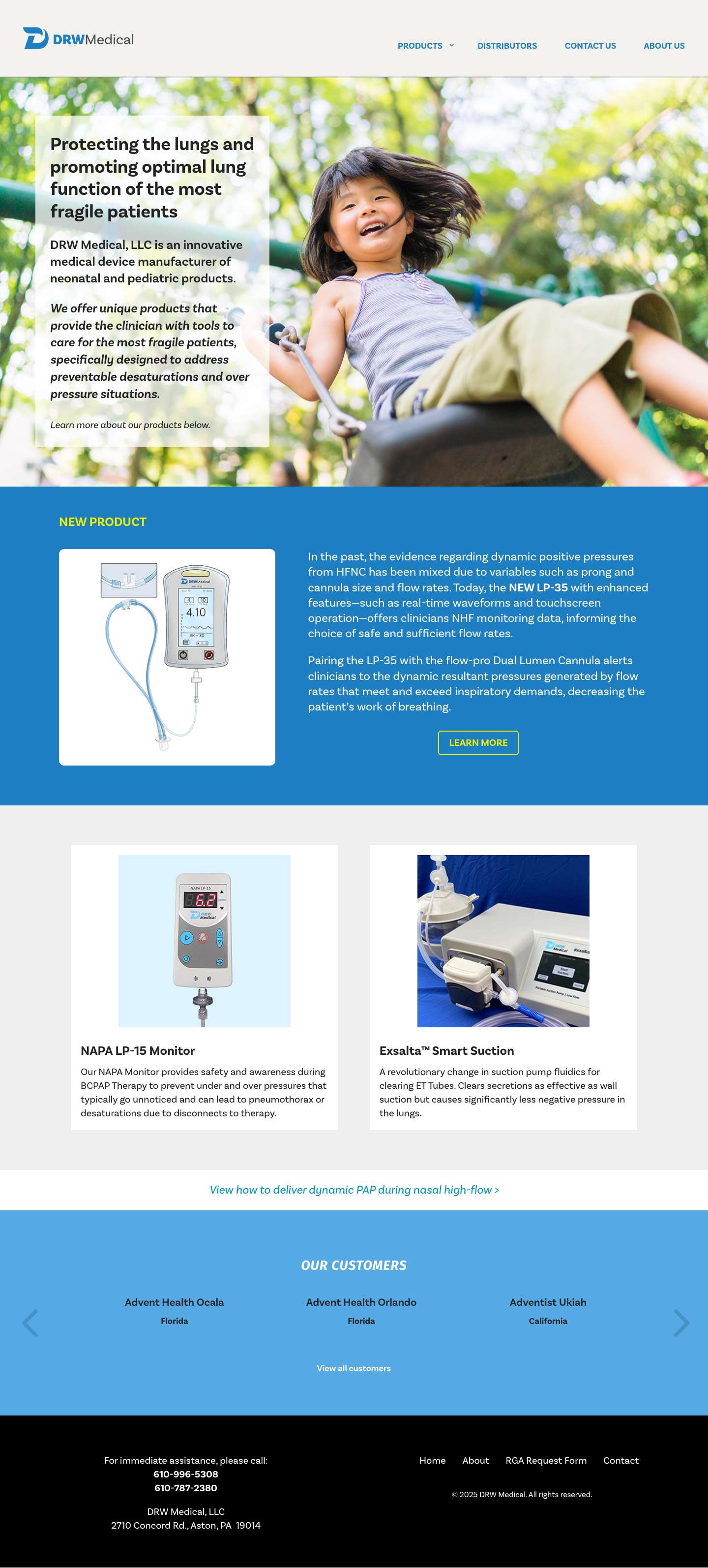 NAPA Airway Pressure Monitor - DRW Medical - Full Screenshot