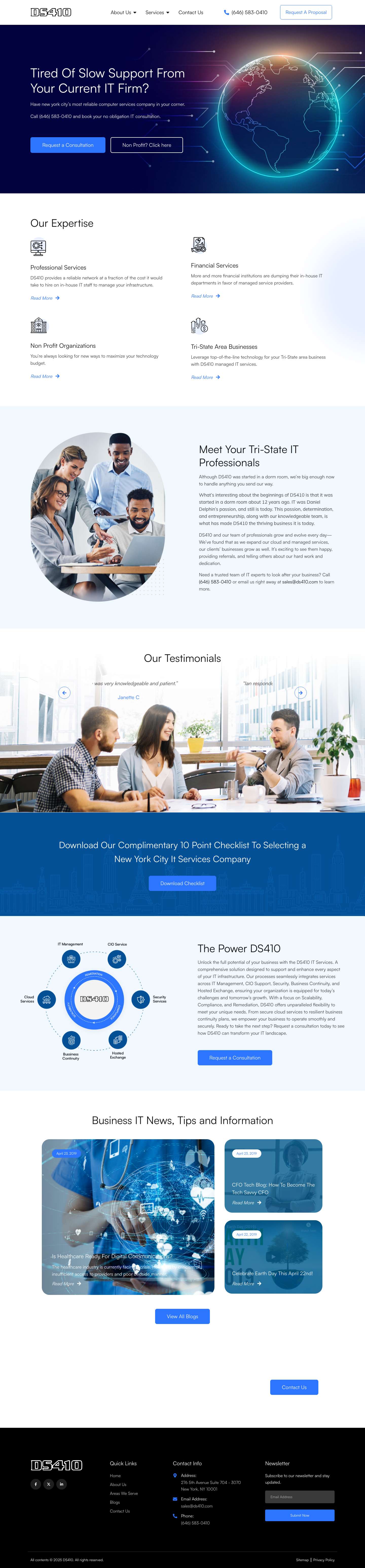 Home - DS410 - Full Screenshot