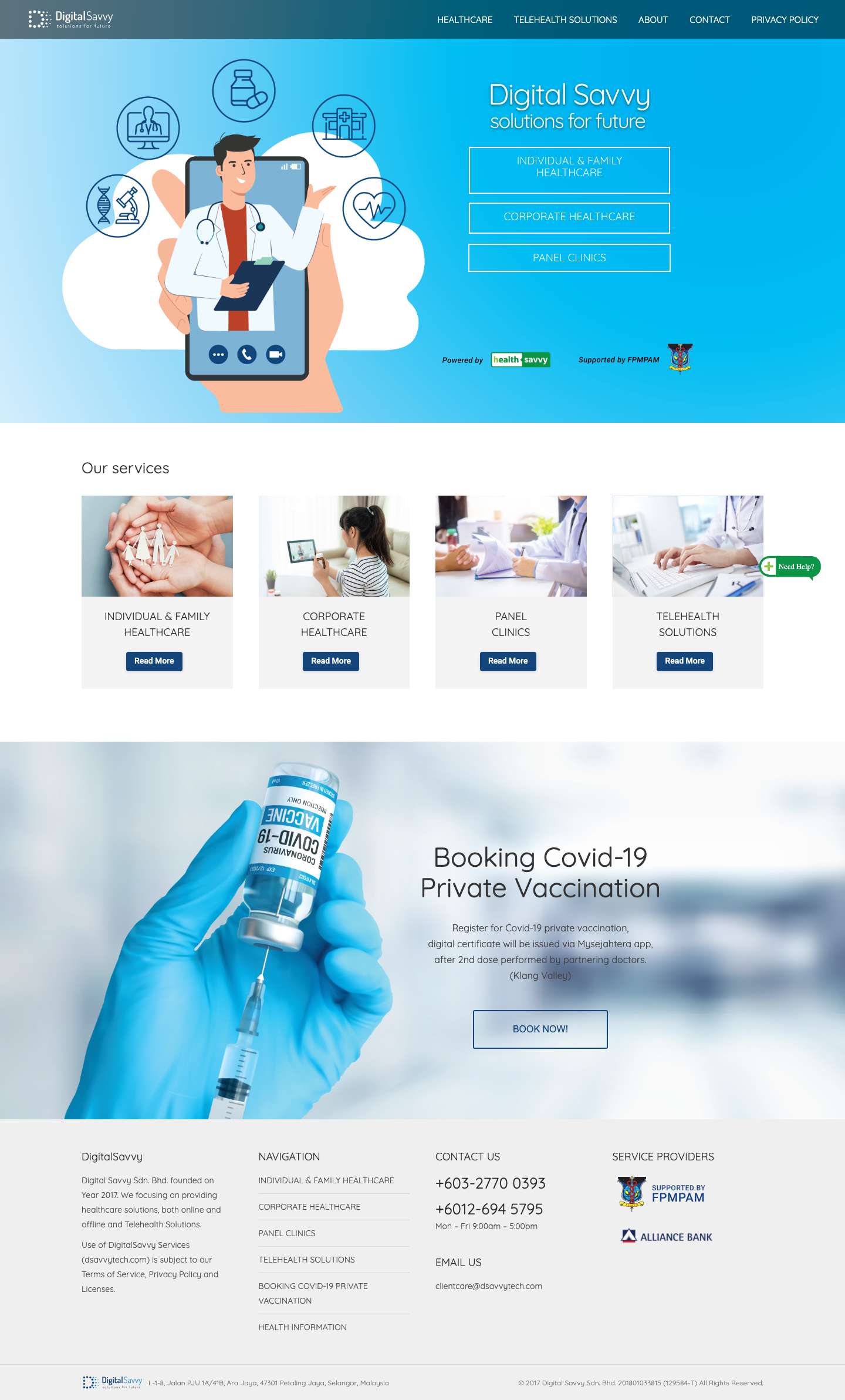 Digital Savvy Sdn. Bhd. – Solutions for Future - Full Screenshot