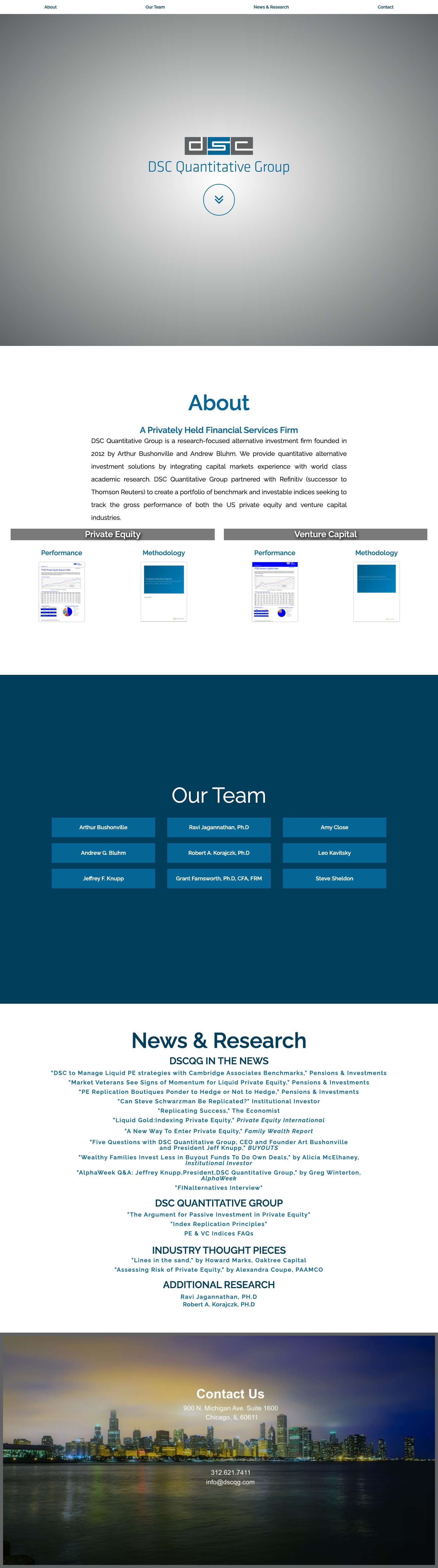 Home - DSCQG - Full Screenshot