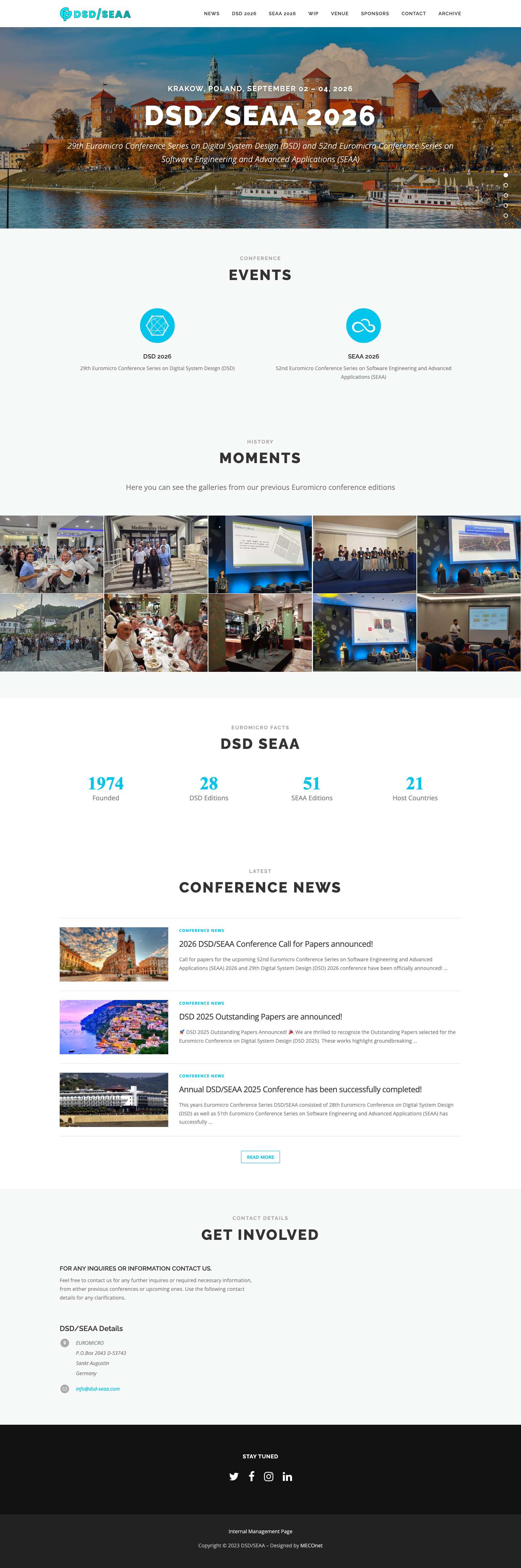 DSD/SEAA 2026 - Full Screenshot