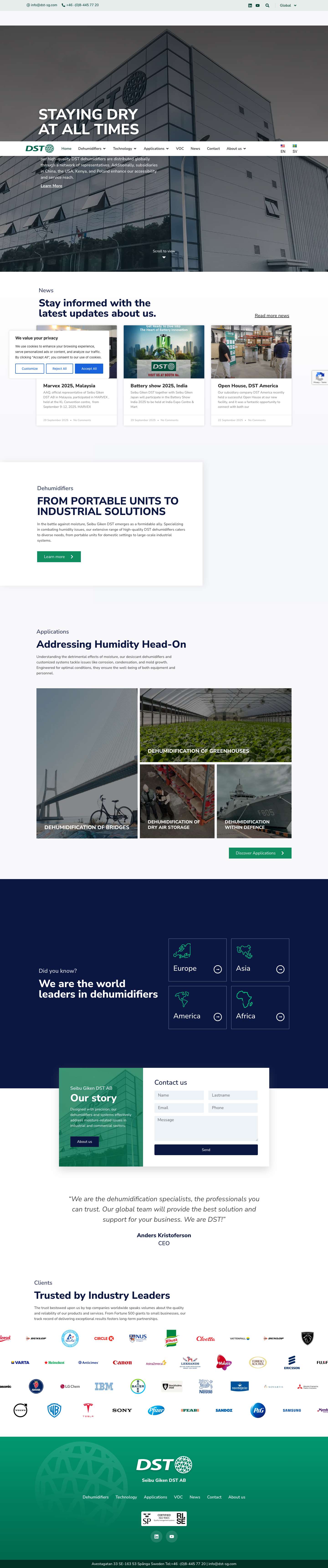 Home - DST - Full Screenshot
