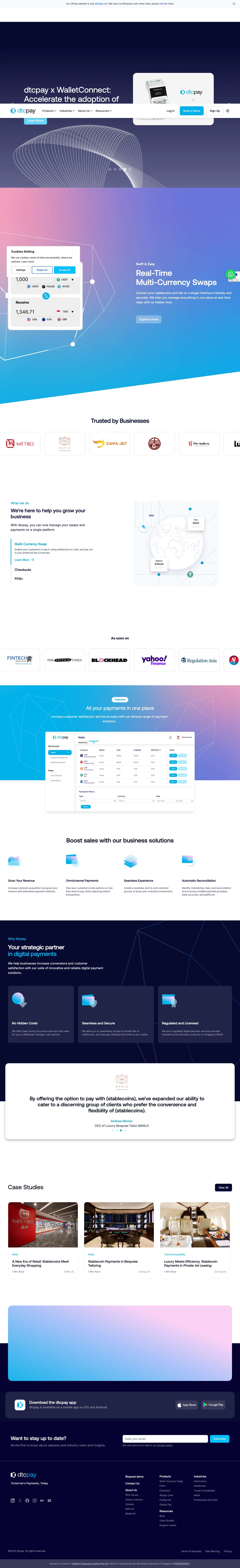 dtcpay - Full Screenshot