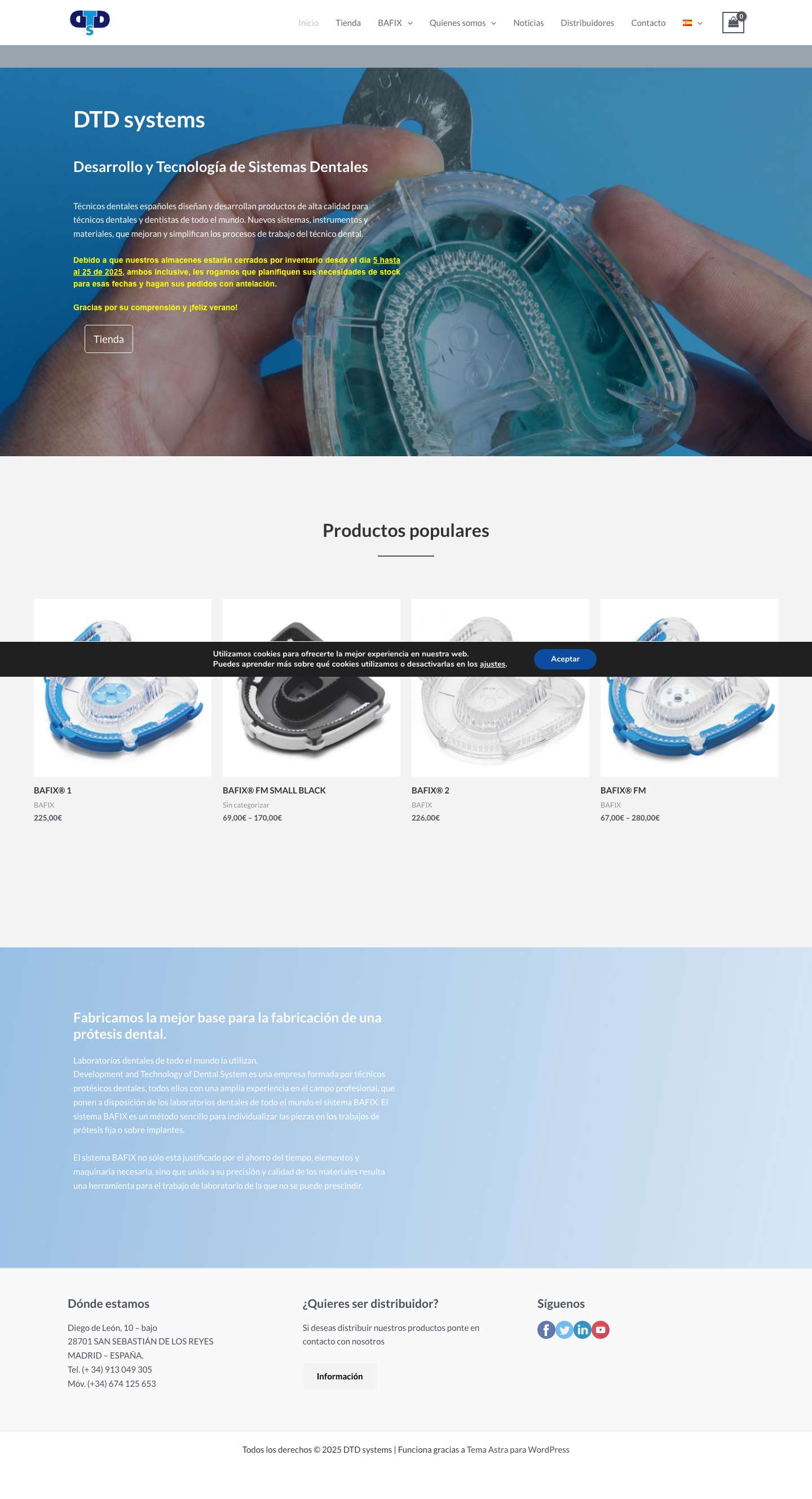 Inicio - DTD systems - Full Screenshot