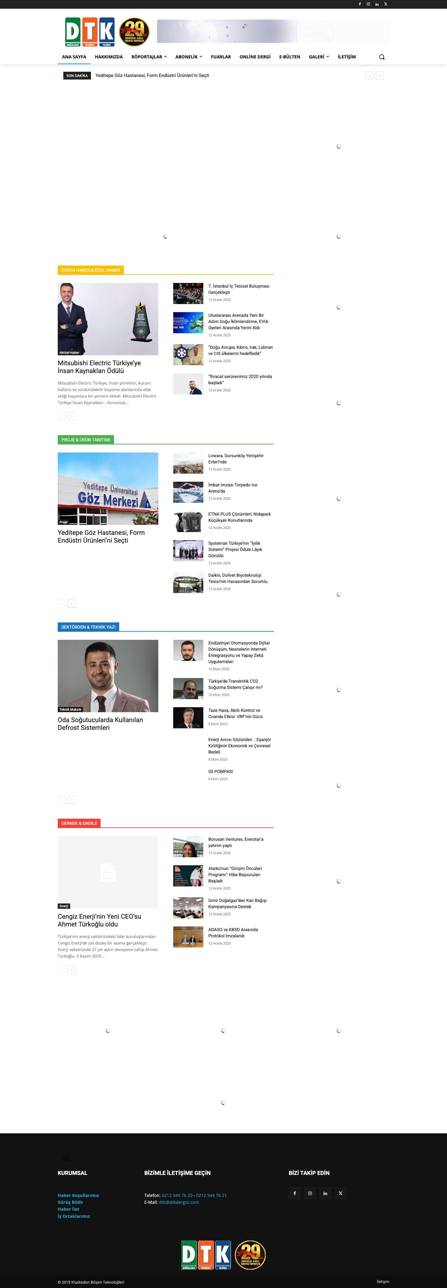 DTK | DTK Dergisi - Full Screenshot