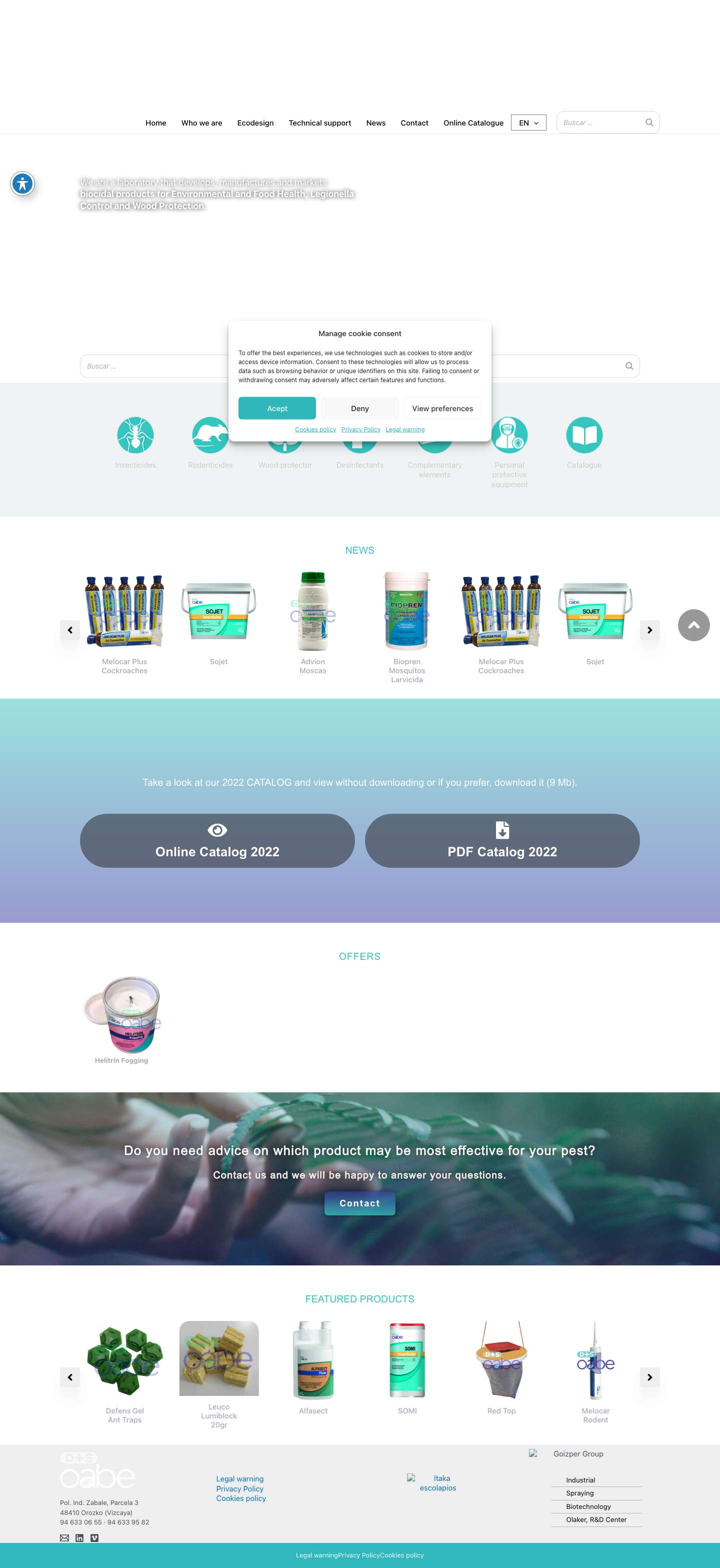 Inicio - DTS Oabe Email - Full Screenshot