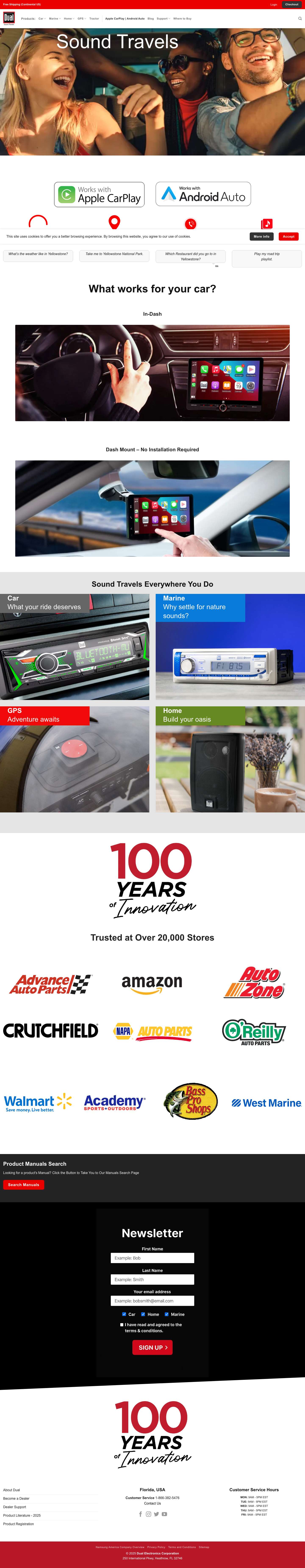 Premium Audio for Car, Marine, & Home - Dual Electronics - Full Screenshot