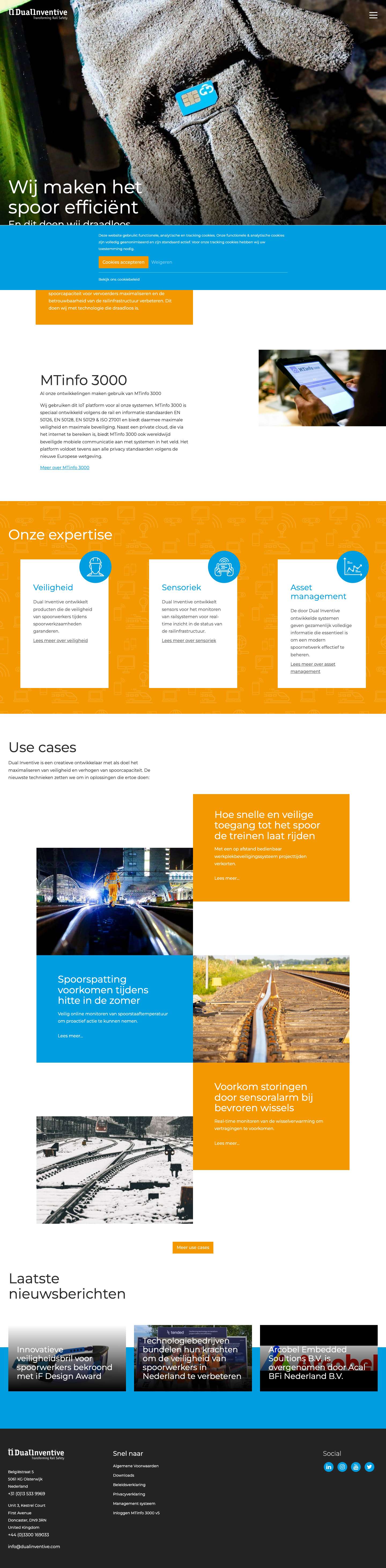 Dual Inventive - Wij maken het spoor efficient en dit doen wij draadloosSVG Spritesaugmented-reality-5 - Full Screenshot