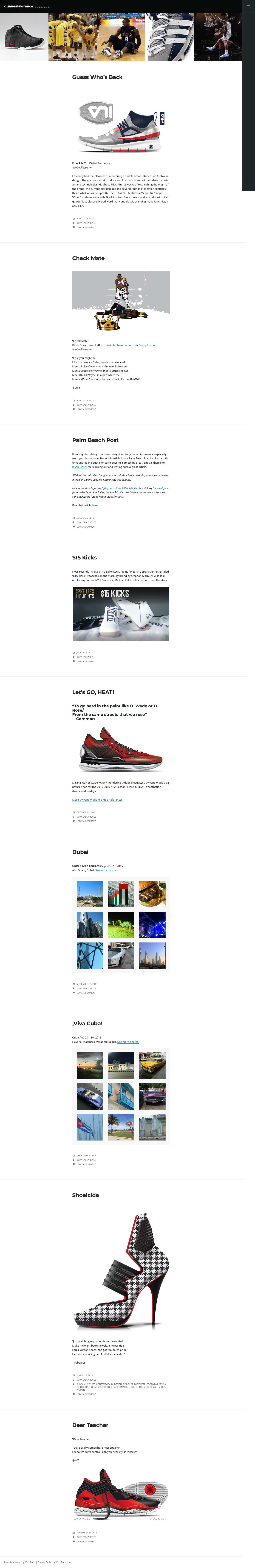duanealawrence – designer at large - Full Screenshot