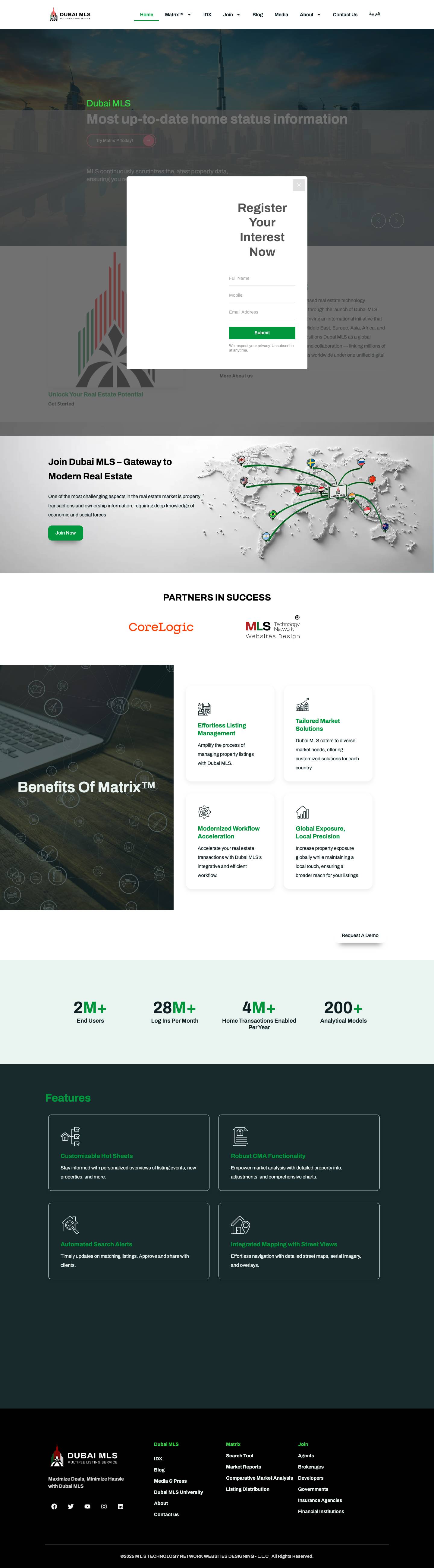 Dubai MLS - Full Screenshot
