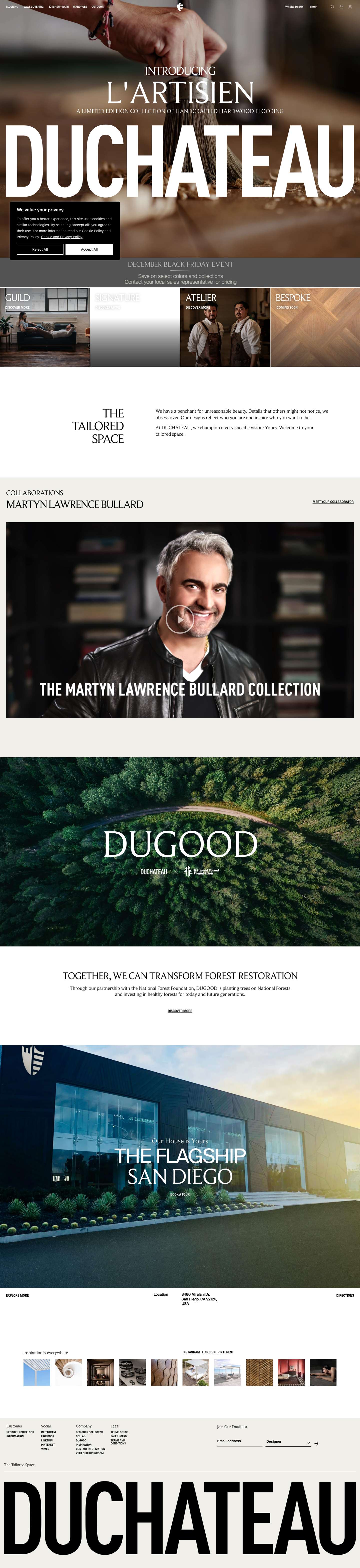 Home - DUCHATEAU - Full Screenshot