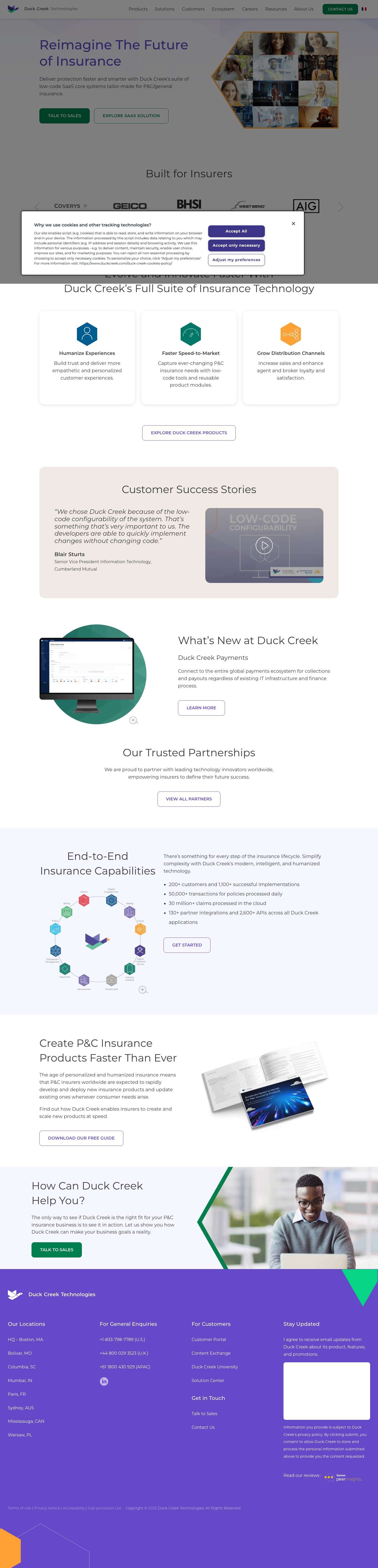 Transforming Insurance with Duck Creek's SaaS SolutionsTransforming Insurance with Duck Creek's SaaS Solutions - Full Screenshot
