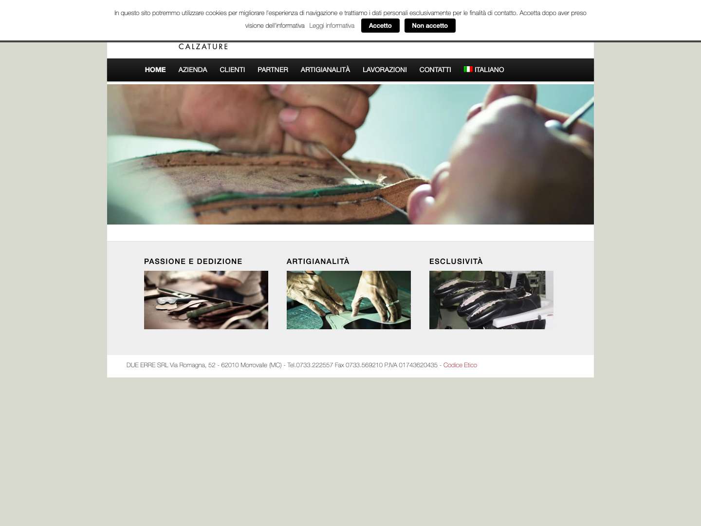 due erre | Valori che si perpetuano - Full Screenshot