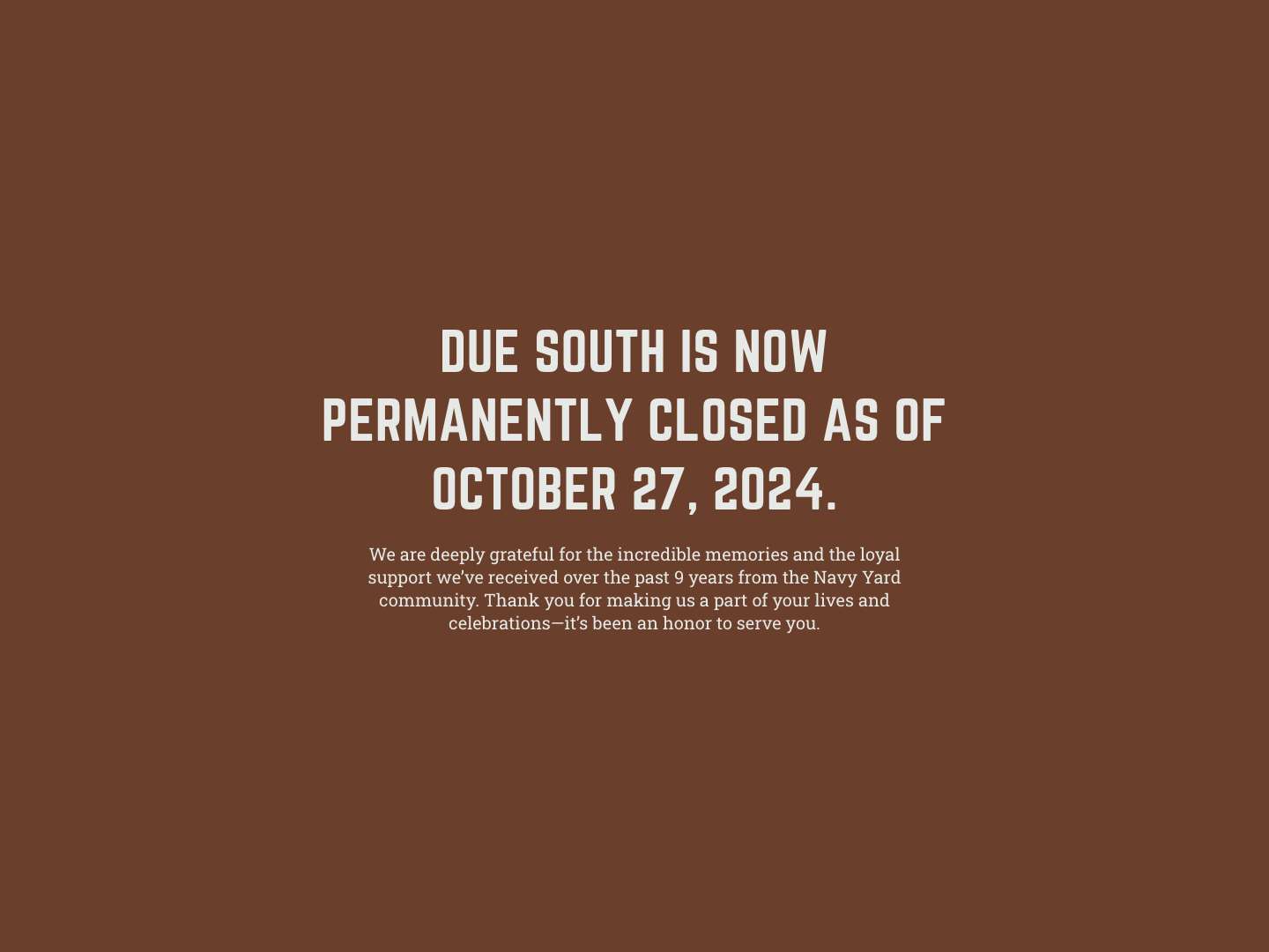 Due South – Southern food – elevated - Full Screenshot