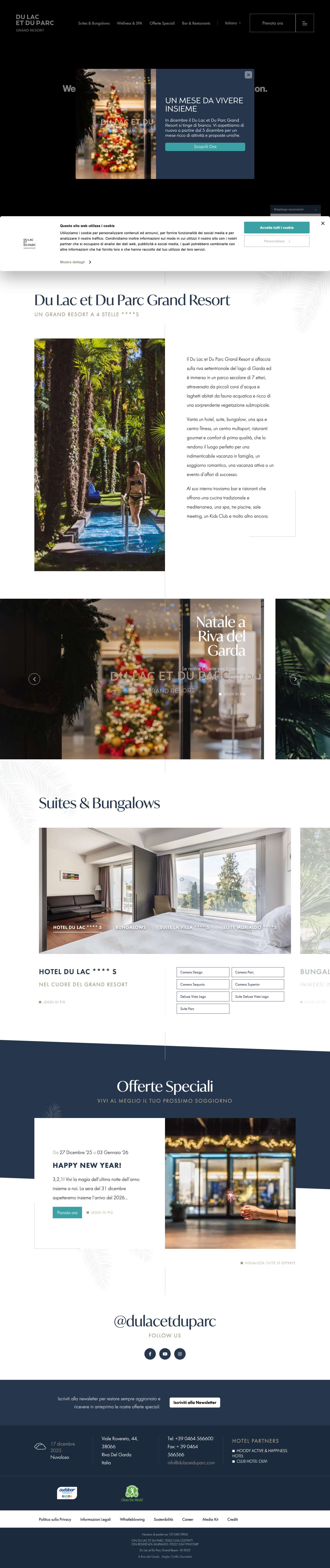 Du Lac et Du Parc Grand Resort ****S - Full Screenshot