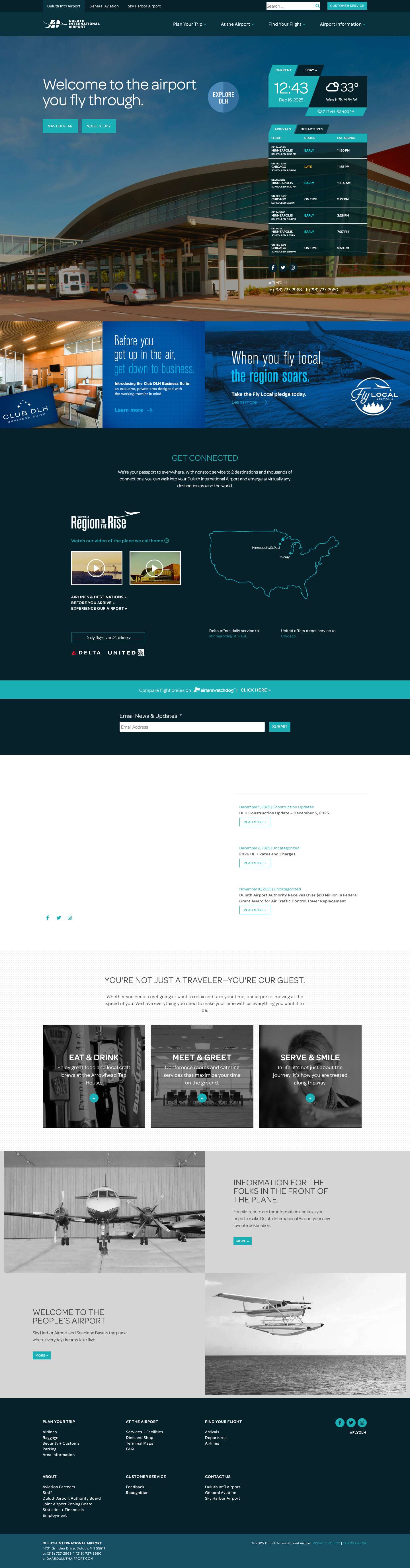 Duluth International Airport - Full Screenshot