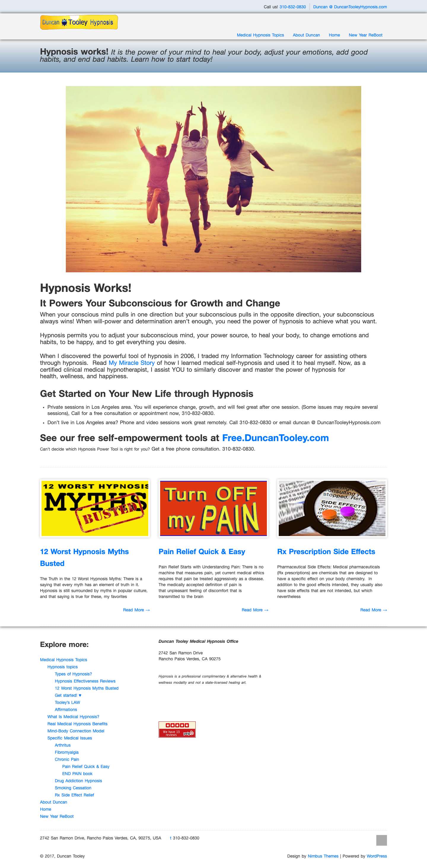 Hypnosis Recovery Surgery, Cancer Recovery Hypnosis, Sleep Hypnosis - Full Screenshot