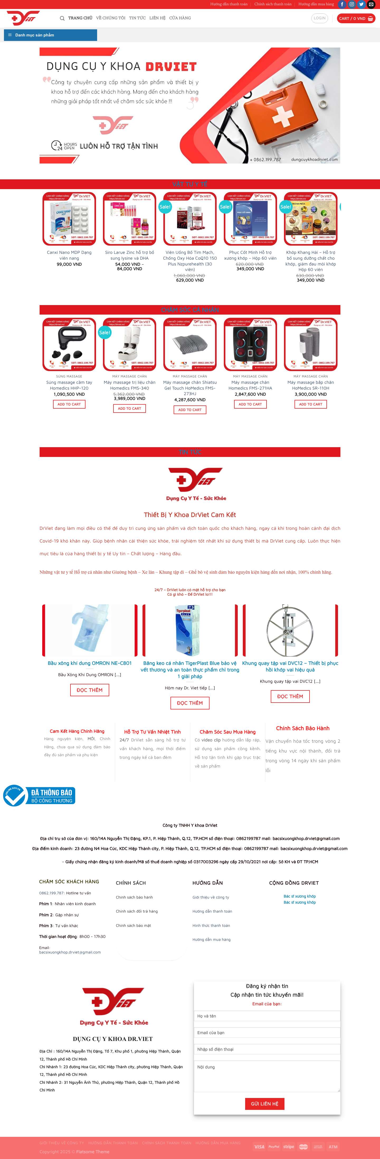 Dụng cụ Y Khoa DrViet-Cung cấp dụng cụ chính hãng và uy tín - Full Screenshot