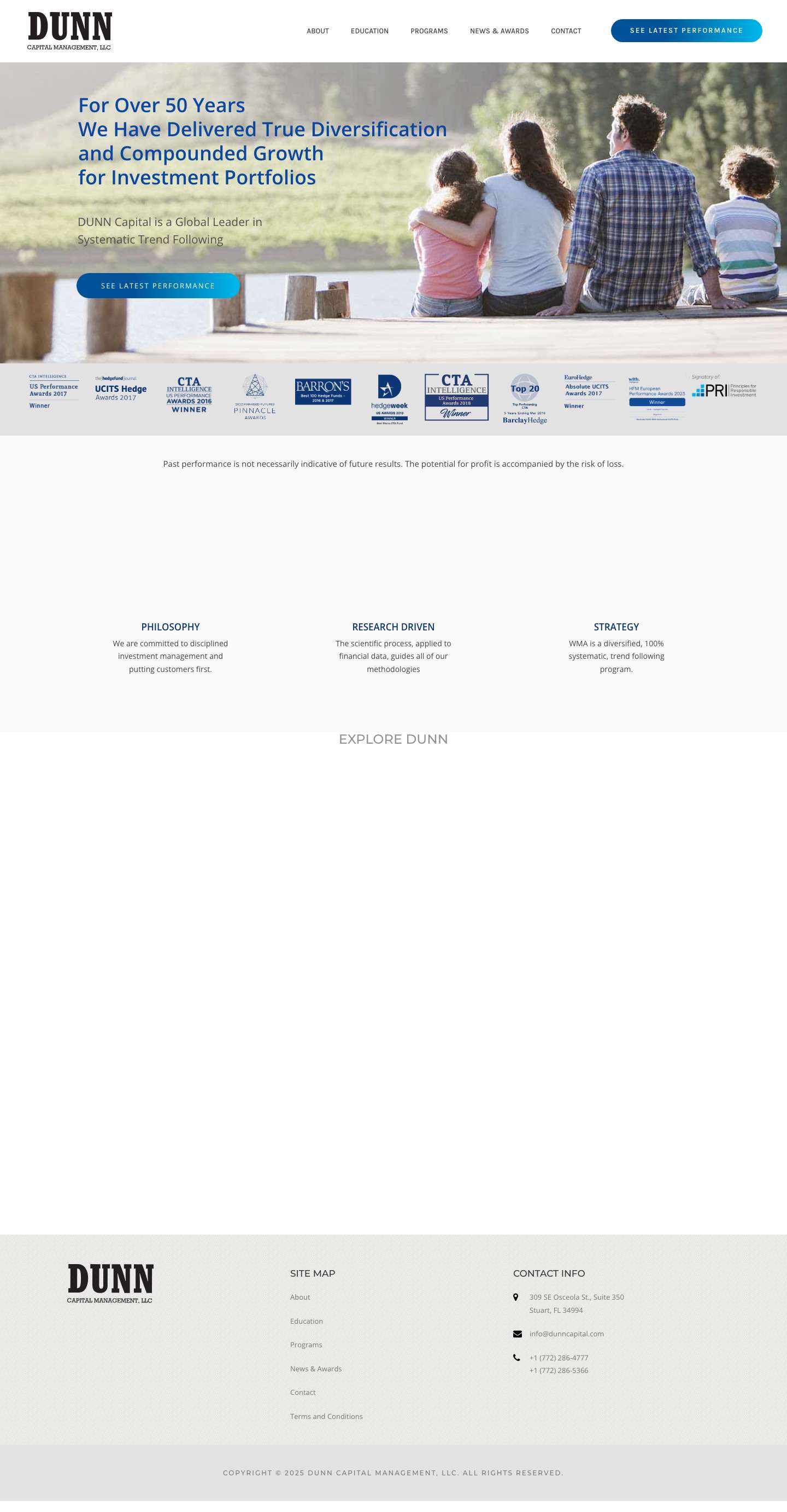 Home - Dunn Capital - Full Screenshot