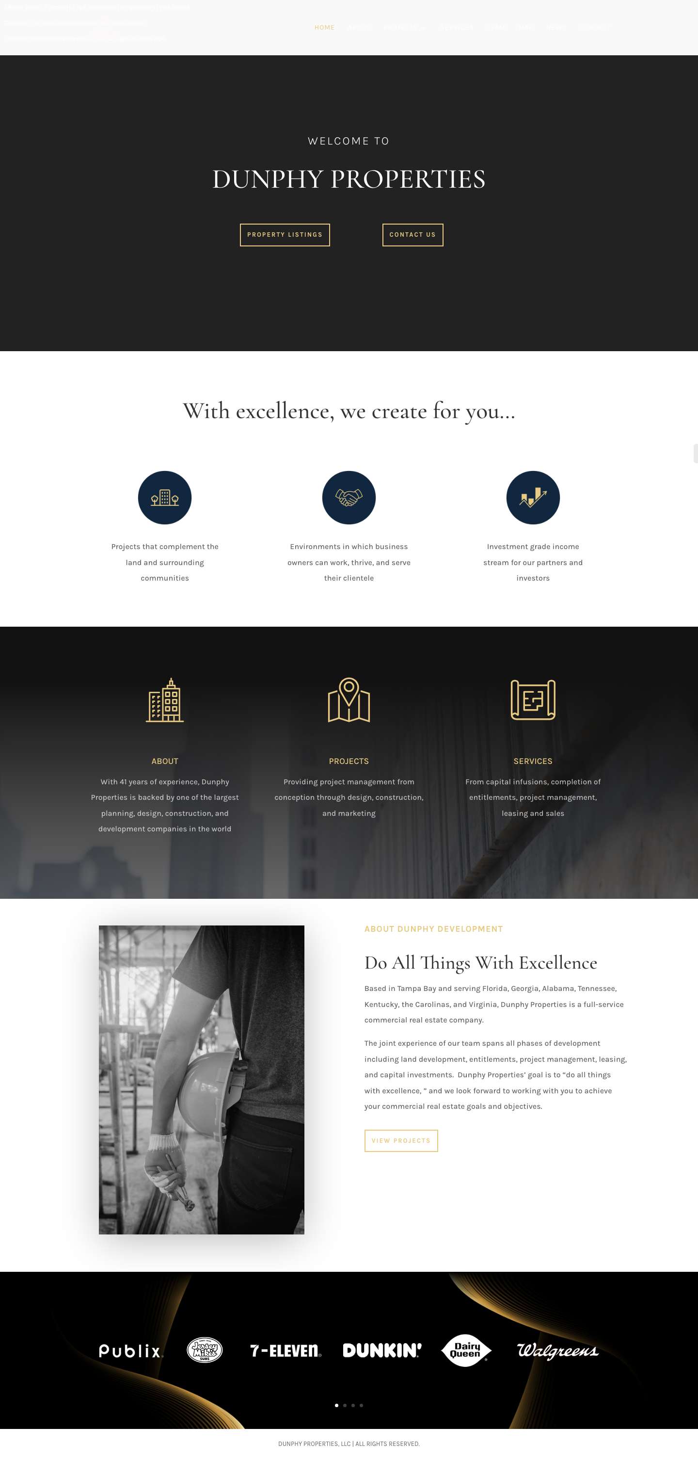 Home - Dunphy Properties Dunphy Development - Full Screenshot