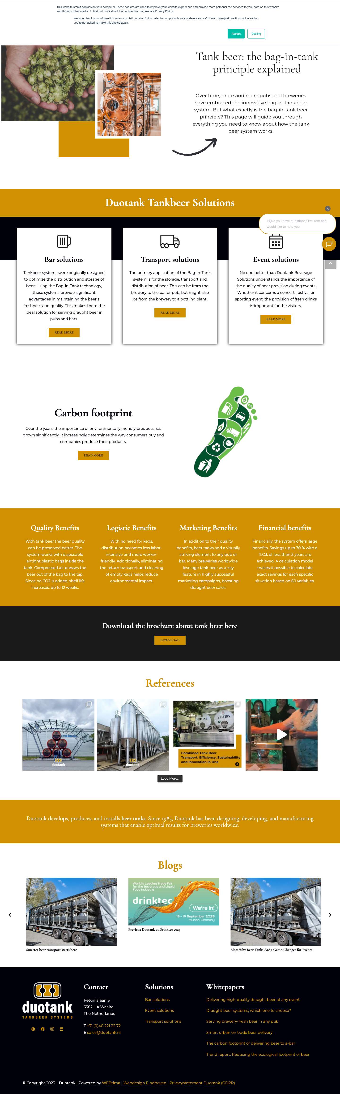 Home - Duotank - Full Screenshot