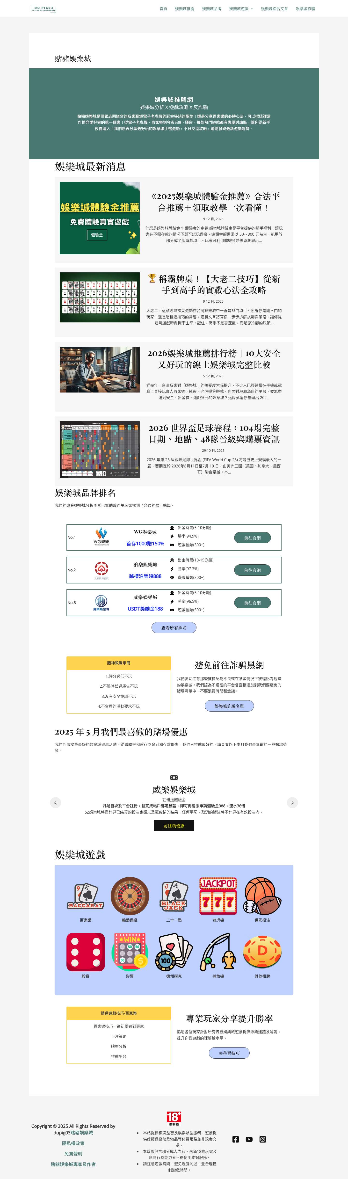 賭豬娛樂城 - Full Screenshot