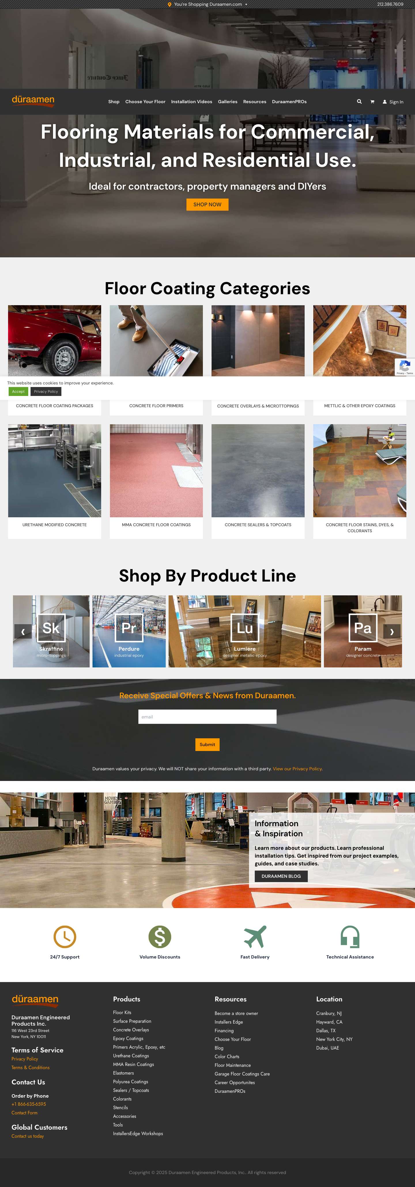 Homepage - Duraamen Engineered Products, Inc. - Full Screenshot