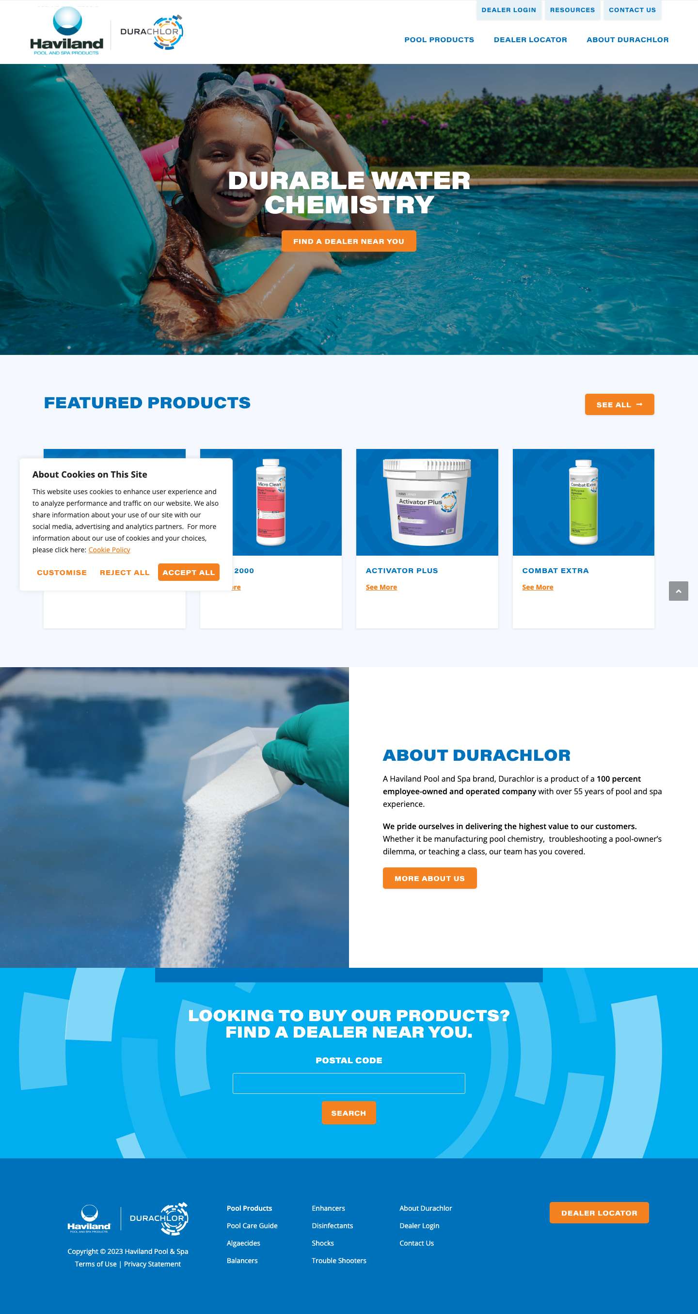 Durable water chemistry - Full Screenshot