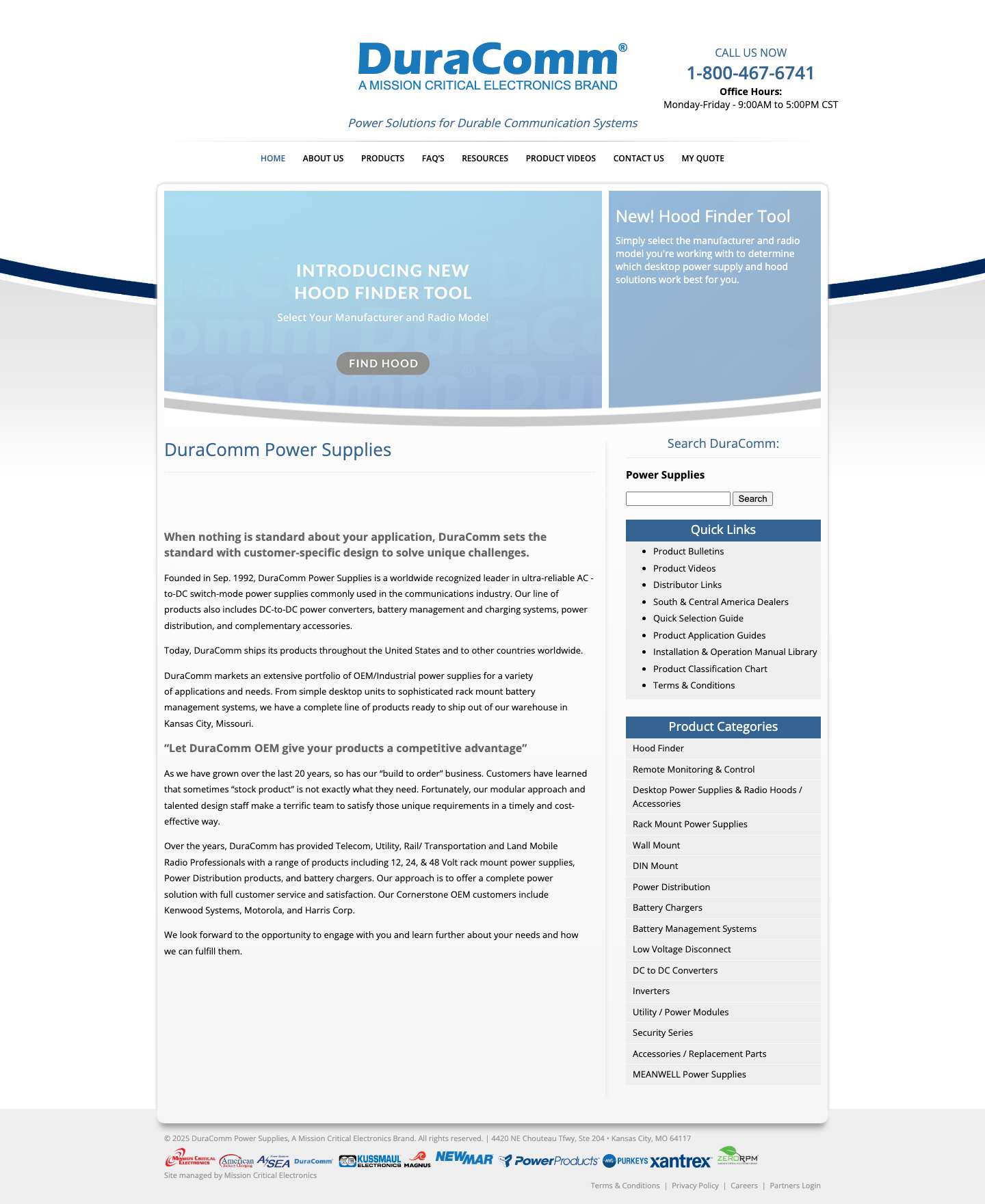 DuraComm Power Supplies - DuraComm - Full Screenshot
