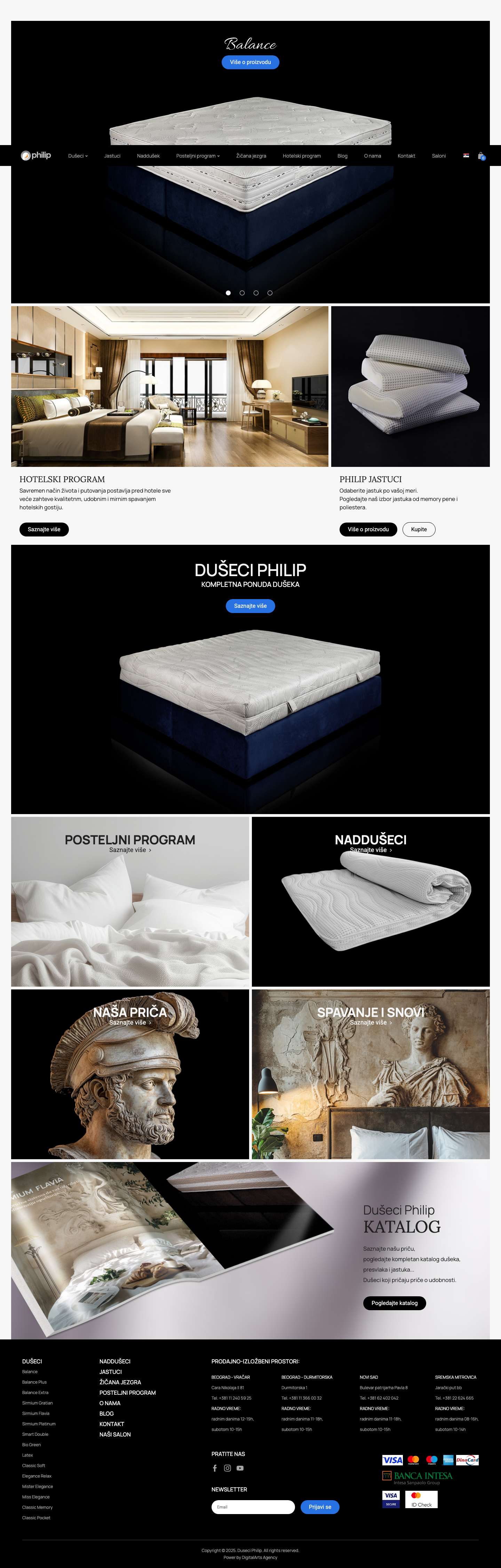 Početna - Dušeci Philip - Full Screenshot