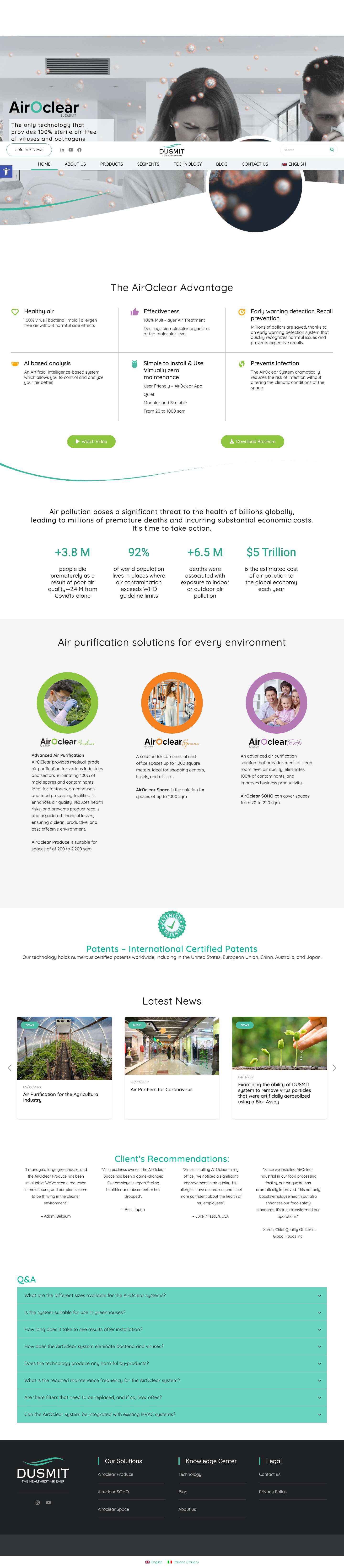 Air Purification: Best Air Purifiers | 100% Sterile Air | DusmitAccessibility ToolsIncrease TextDecrease TextGrayscaleHigh ContrastNegative ContrastLight BackgroundLinks UnderlineReadable FontReset - Full Screenshot