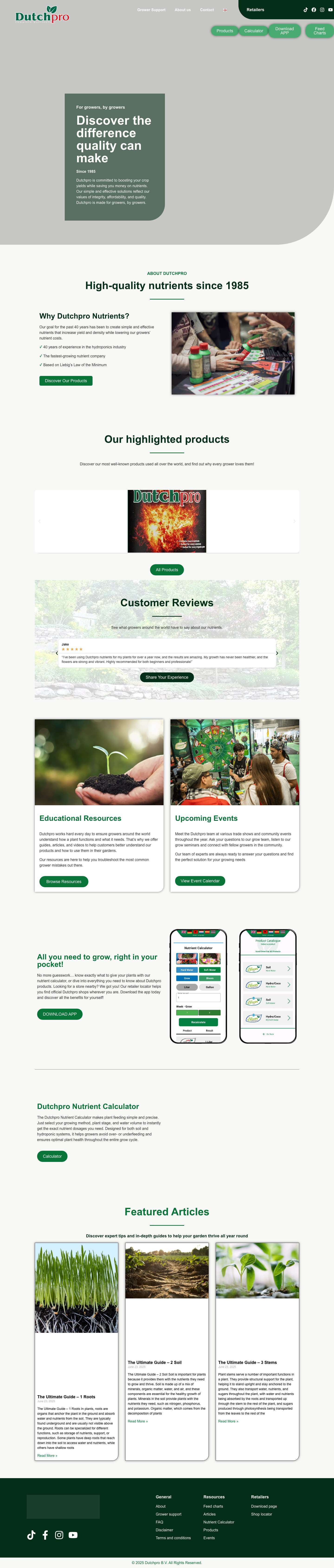 Home - Dutch pro - Full Screenshot