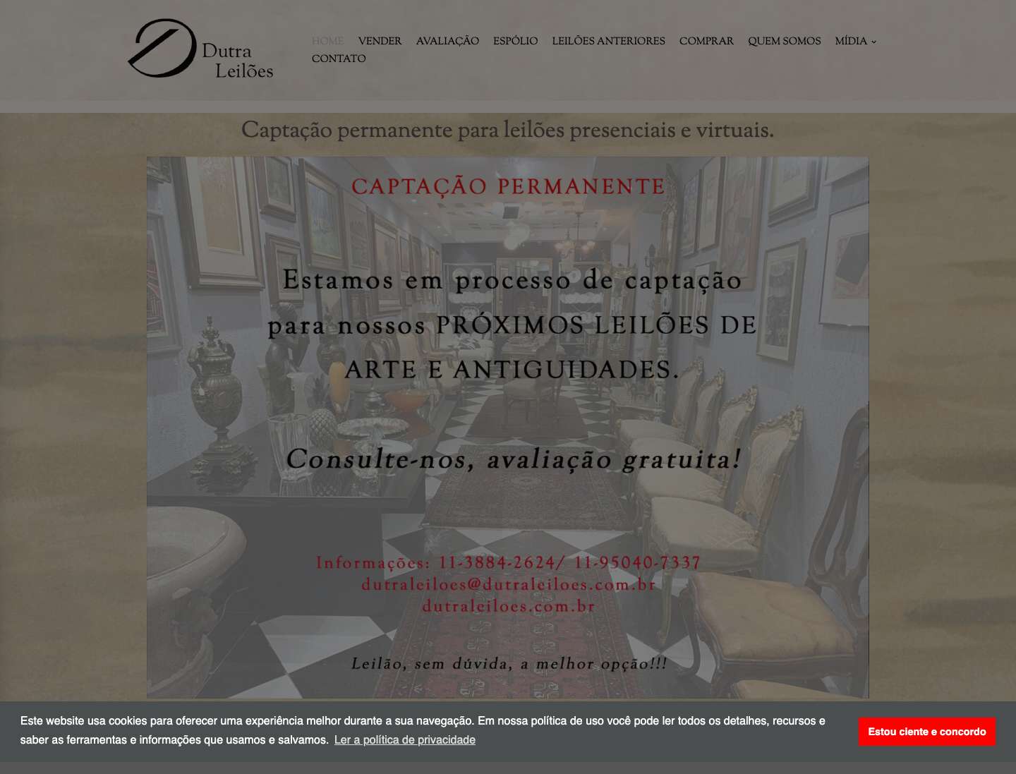 Dutra Leilões – LEILÃO, SEM DÚVIDA, A MELHOR OPÇÃO!! - Full Screenshot