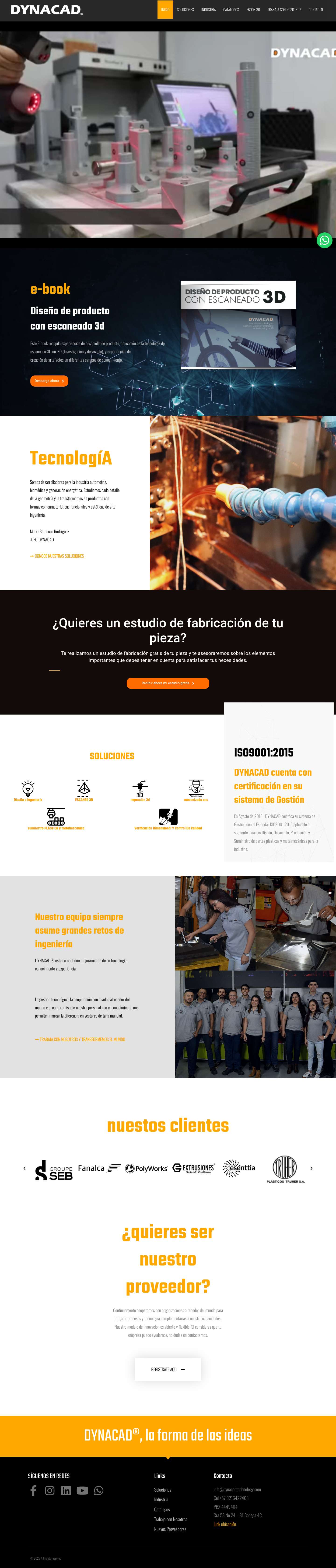 Inicio - Dynacad - Full Screenshot