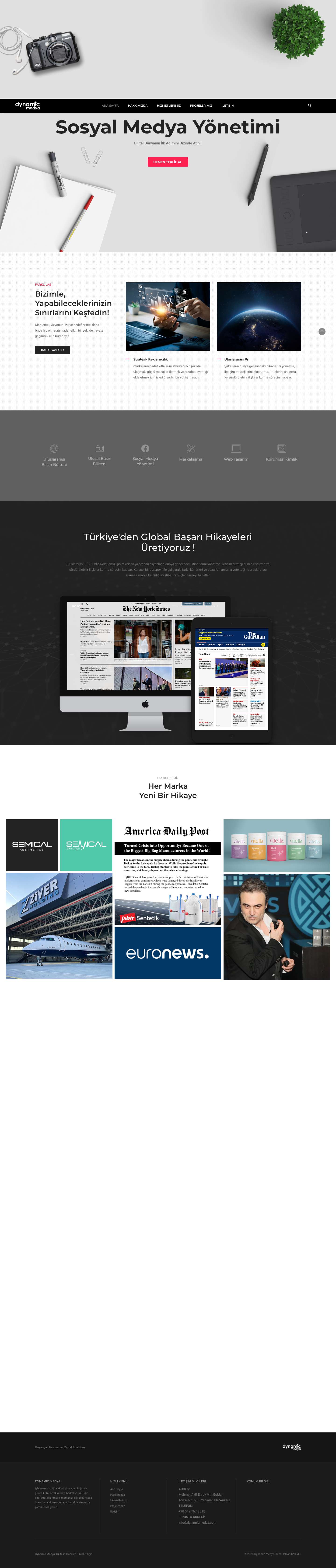 Dynamic Medya – Bizimle, Yapabileceklerinizin Sınırlarını Keşfedin! - Full Screenshot