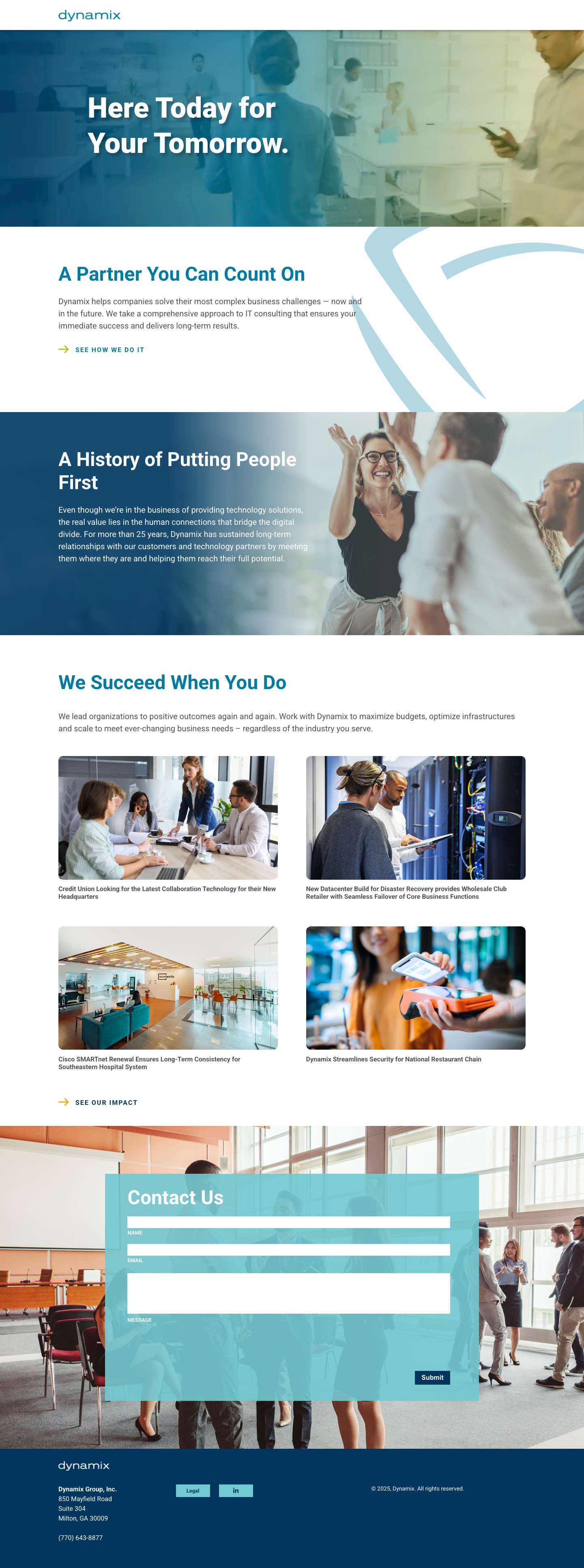 Home - Dynamix - Full Screenshot