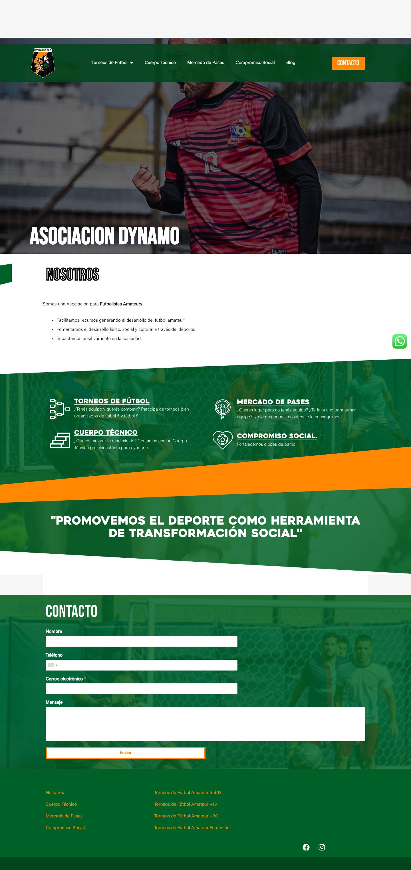 Asociación Dynamo - Full Screenshot