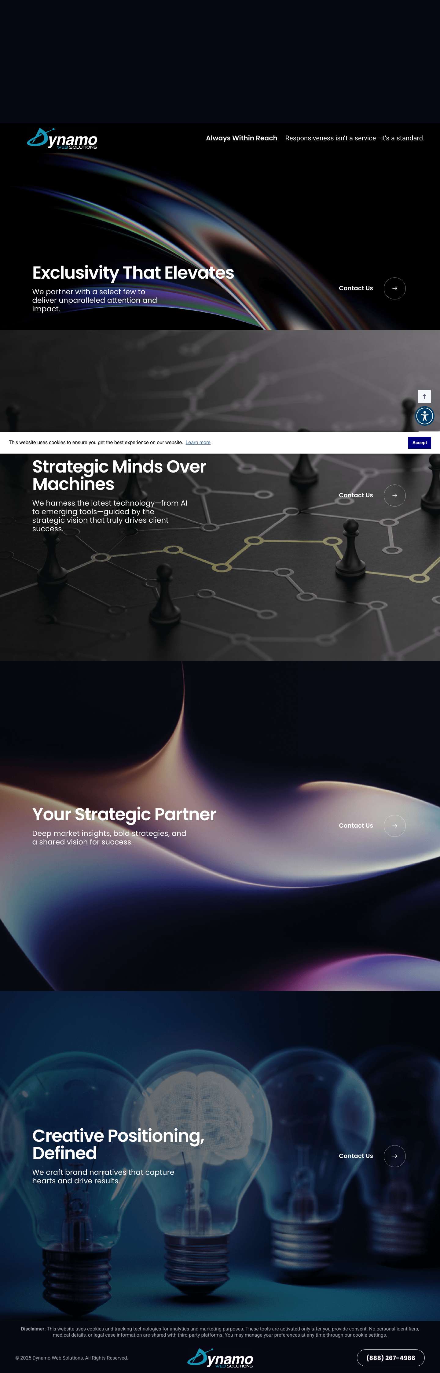 Dynamo Web Solutions | SEO Company for Doctors - Full Screenshot