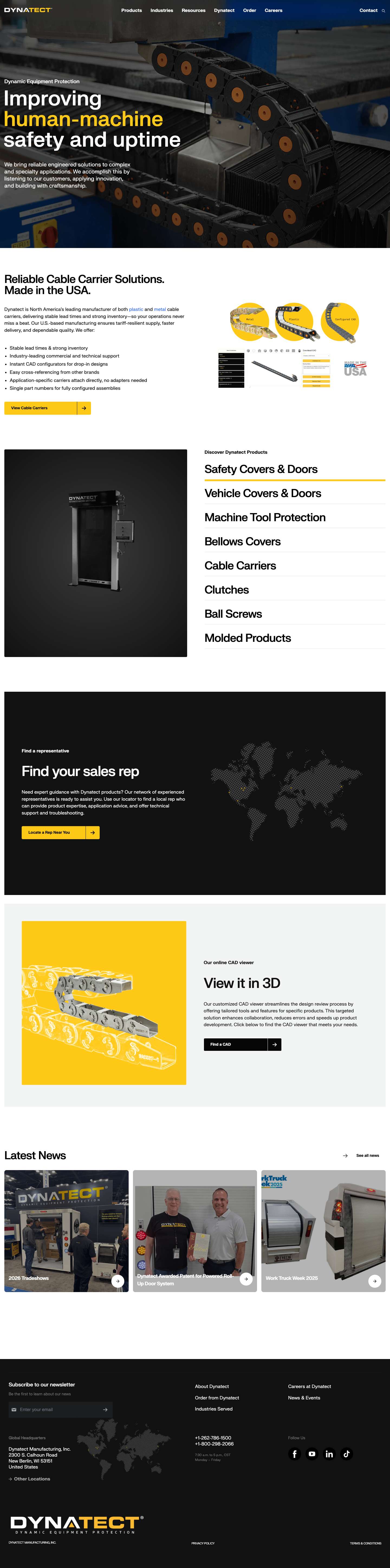 Dynatect: Improving Human-Machine Safety and Uptime - Full Screenshot
