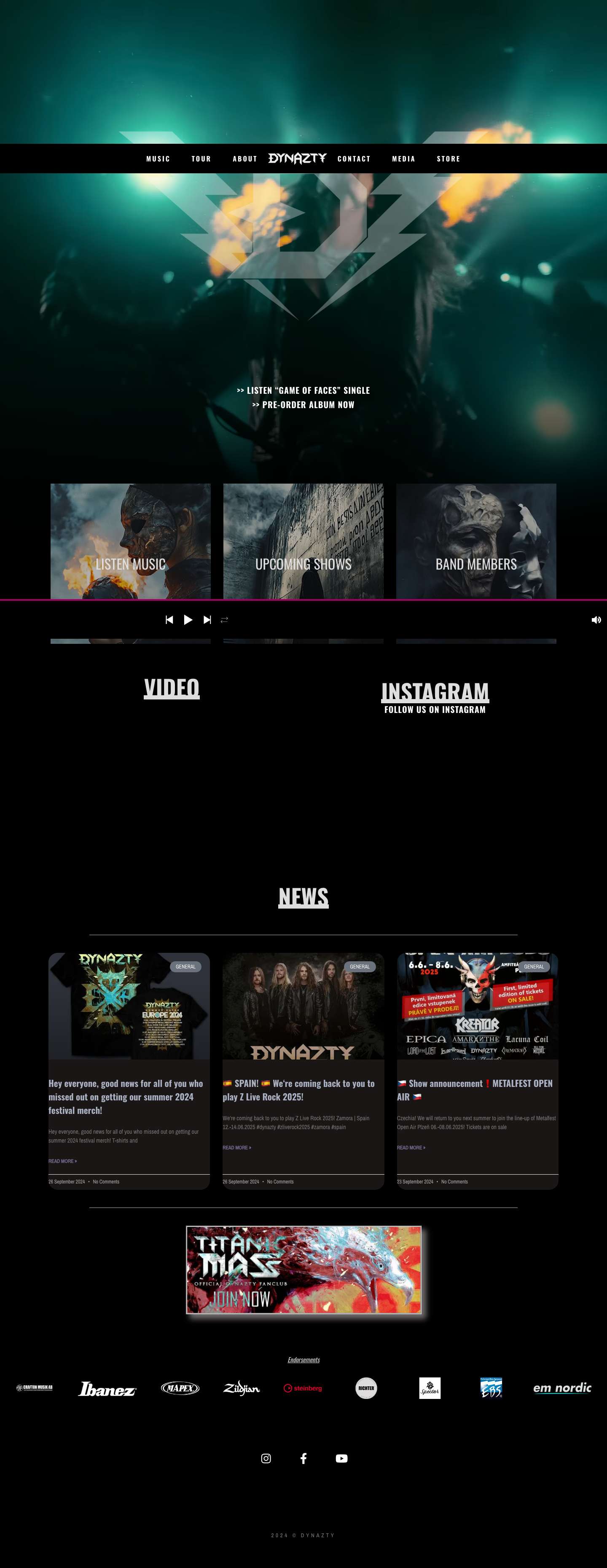 dynazty.com - Full Screenshot