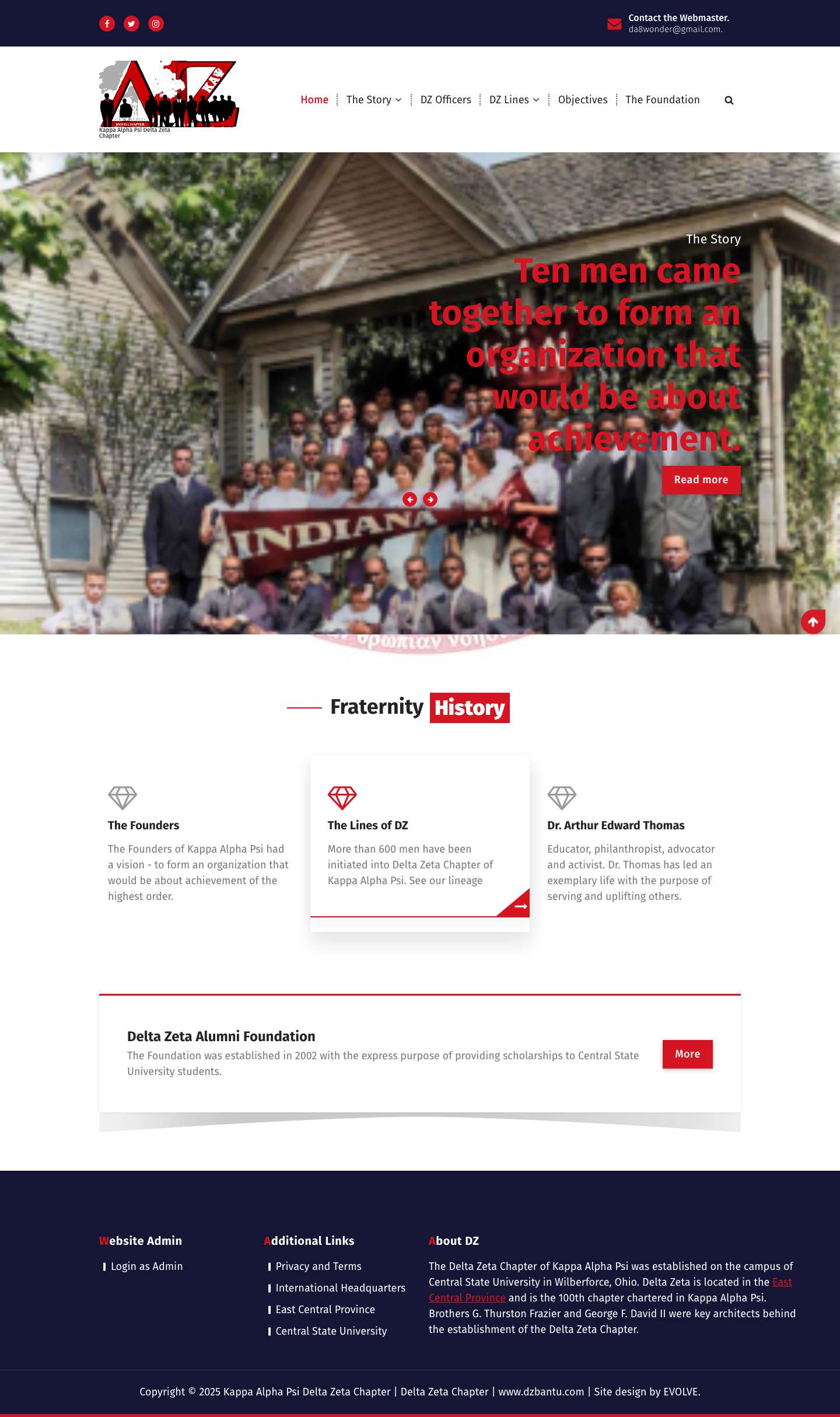 Kappa Alpha Psi Delta Zeta Chapter – Kappa Alpha Psi Delta Zeta Chapter - Full Screenshot