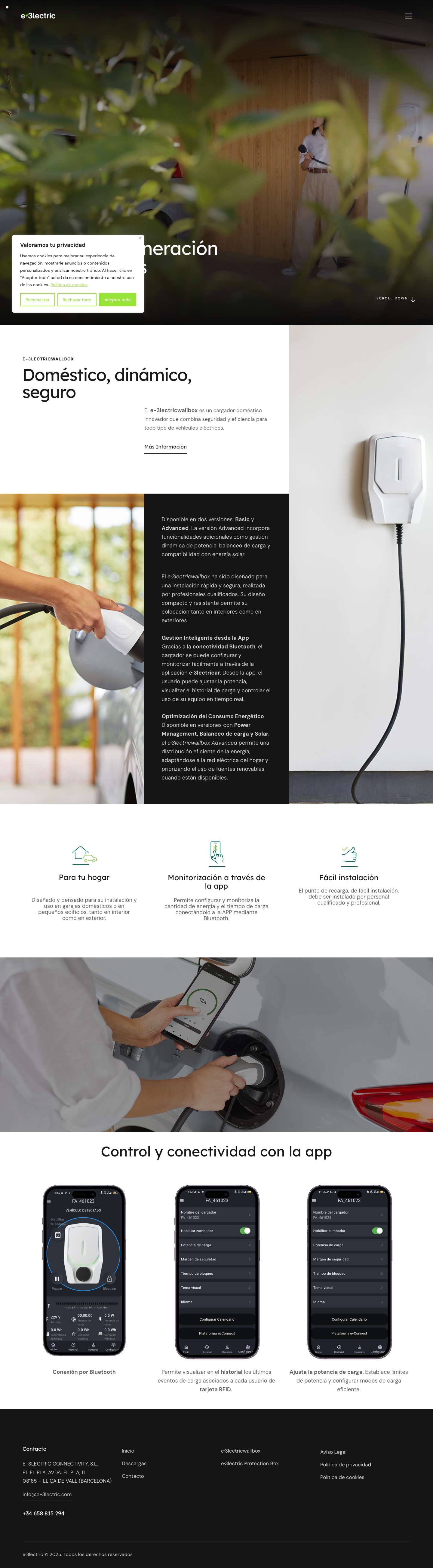 e·3lectric – e-3lectric wallbox - Full Screenshot