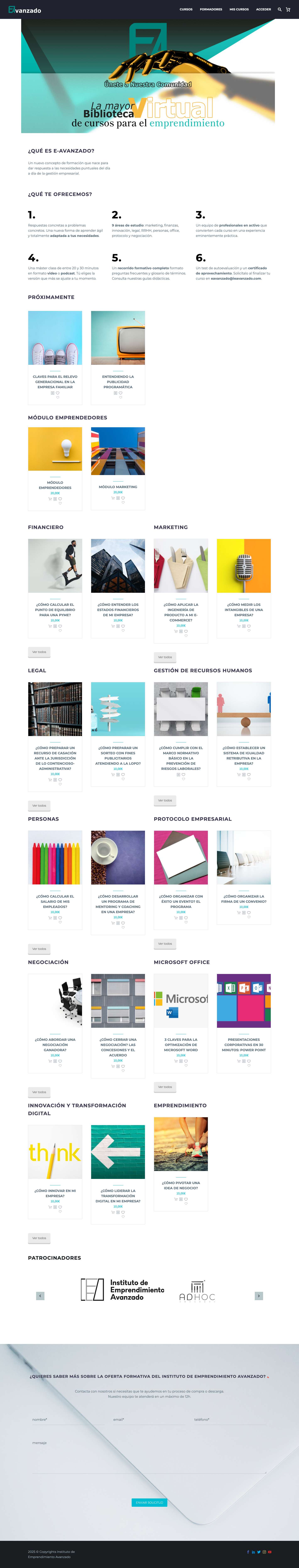 e-avanzado – CAMPUS - Full Screenshot