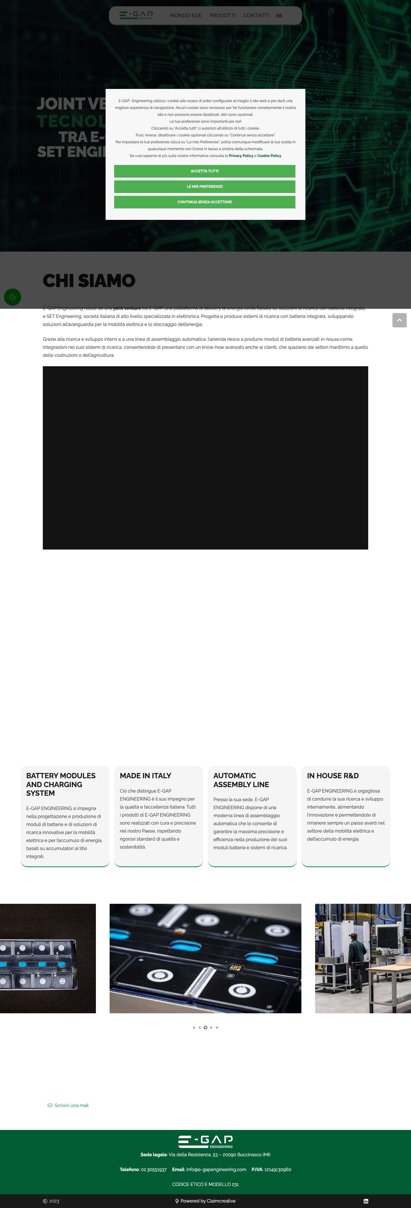 E-GAP ENGINEERING - E-gap Engineering - Full Screenshot