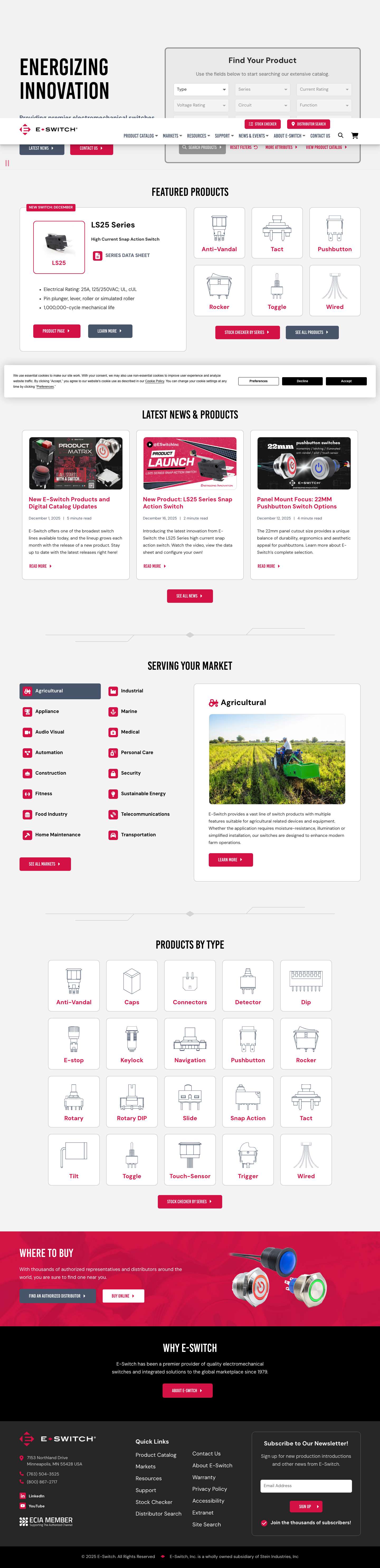 E-SwitchToggle mobile menu - Full Screenshot